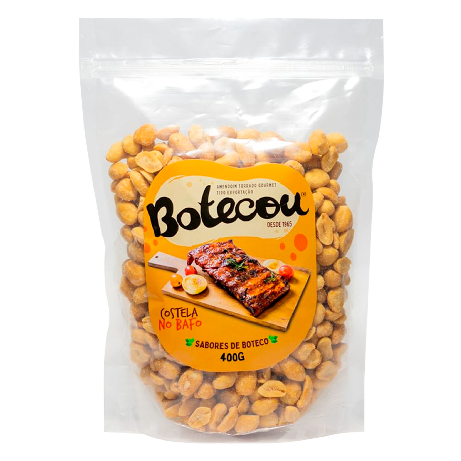 Amendoim Costela Botecou Zip Lock 400g