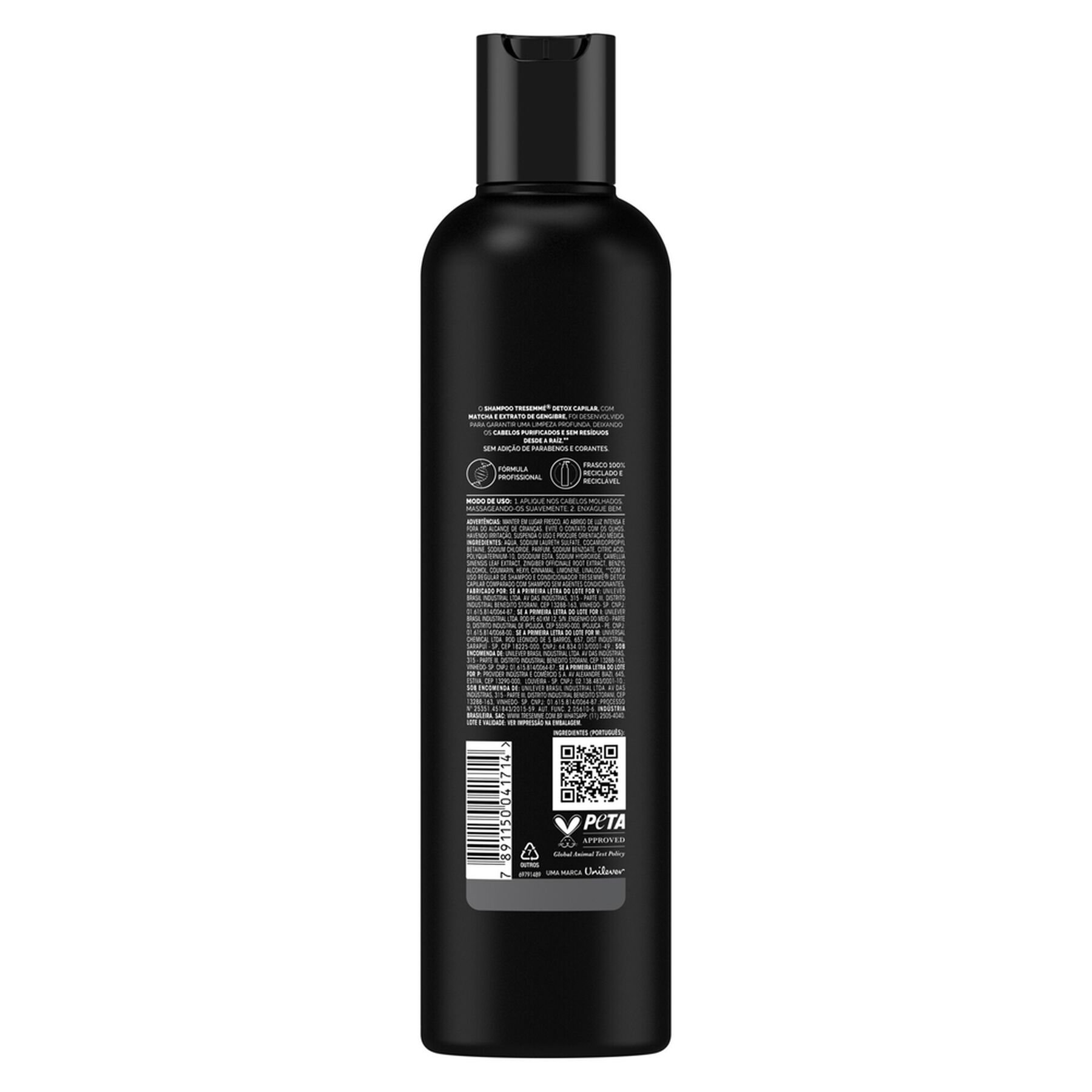 Shampoo Detox Capilar TRESemm&eacute; Frasco 400ml