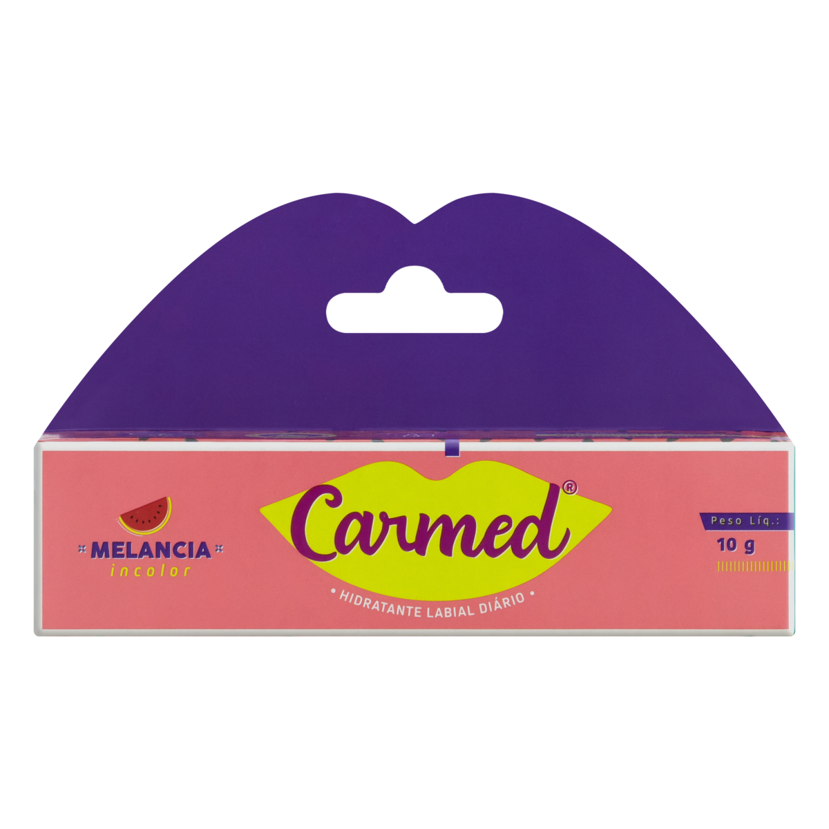 Hidratante Labial Melancia Carmed Caixa 10g