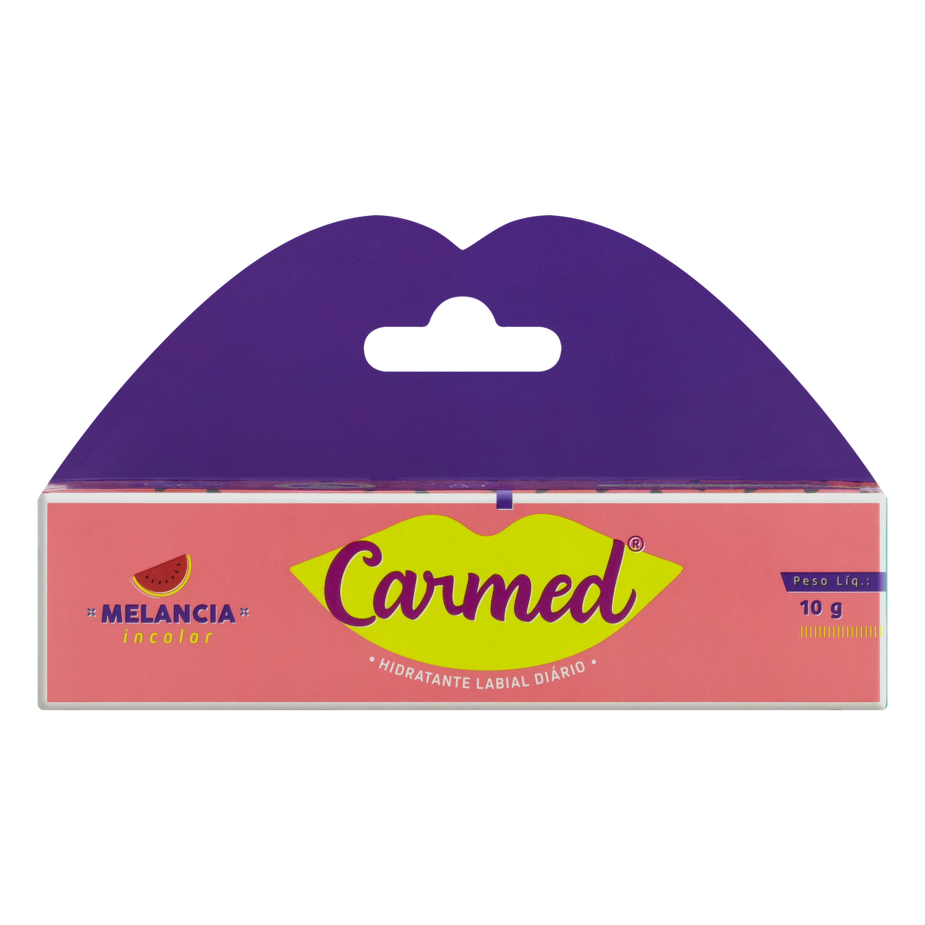 Hidratante Labial Melancia Carmed Caixa 10g