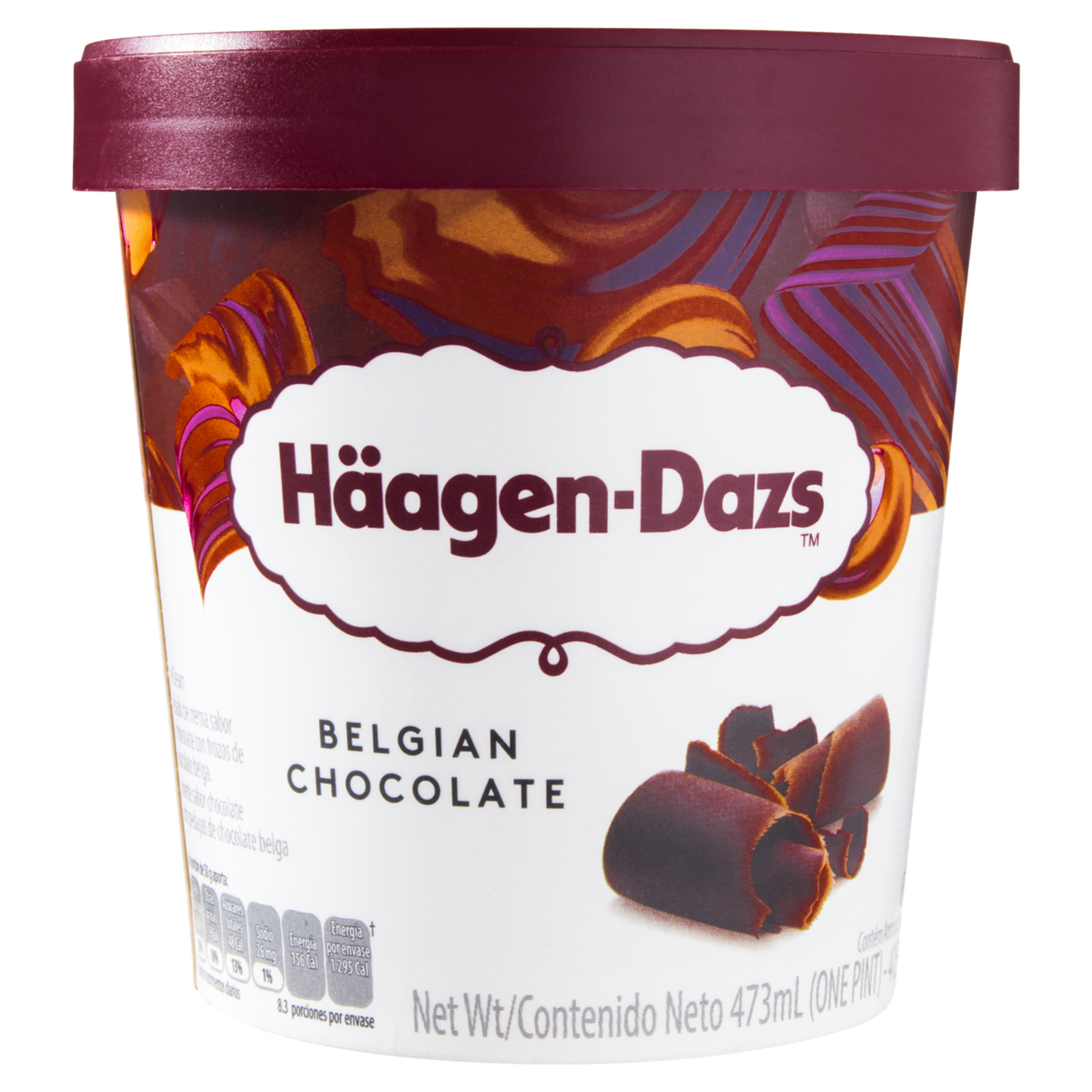 Sorvete Chocolate Belga Häagen-Dazs Pote 473ml
