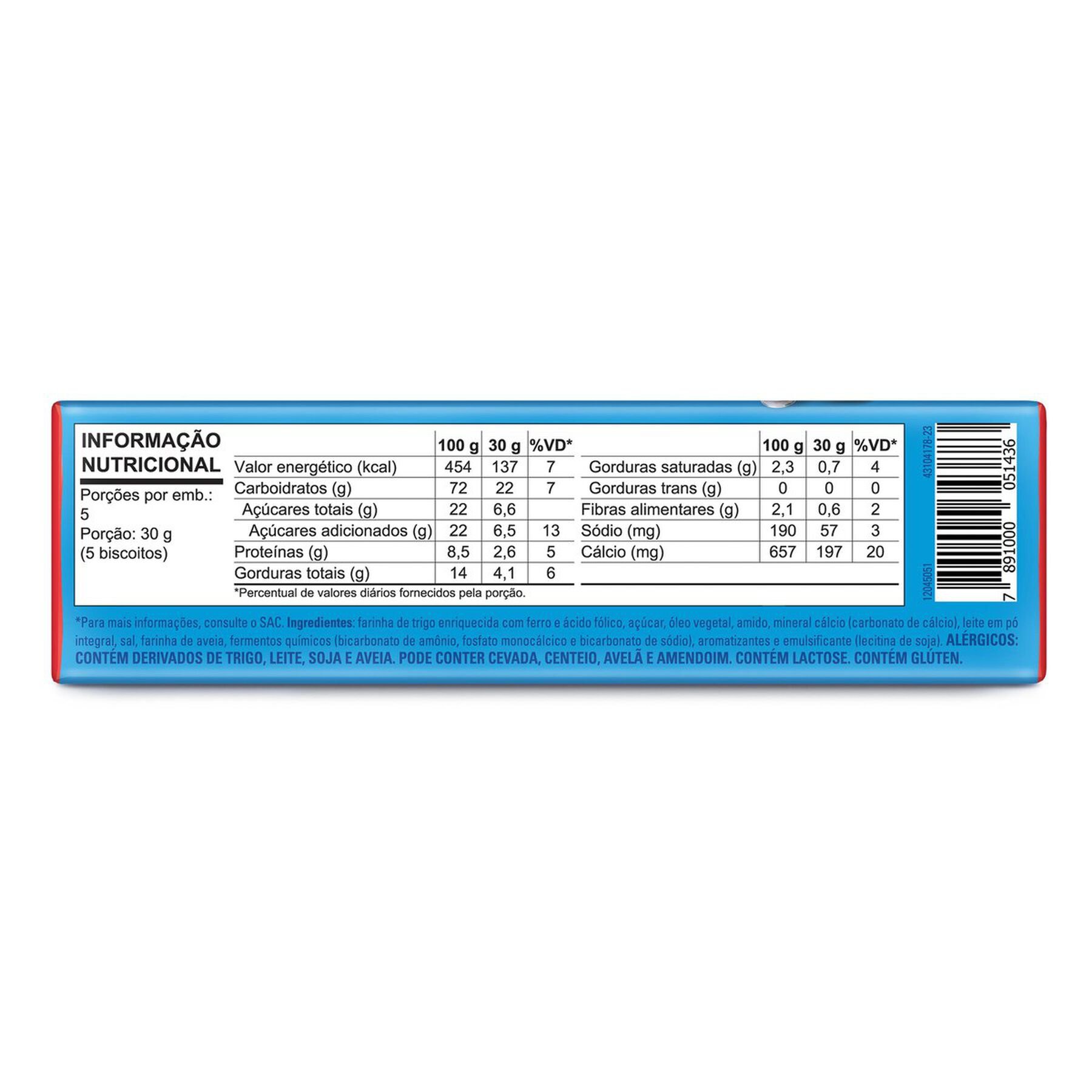 Biscoito de Leite Passatempo Nestlé 150g