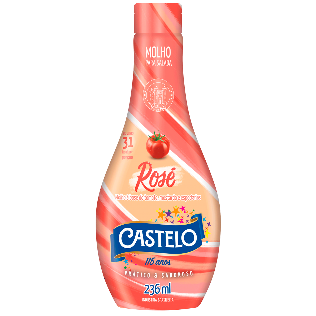 Molho Salada Castelo Rose 236ml