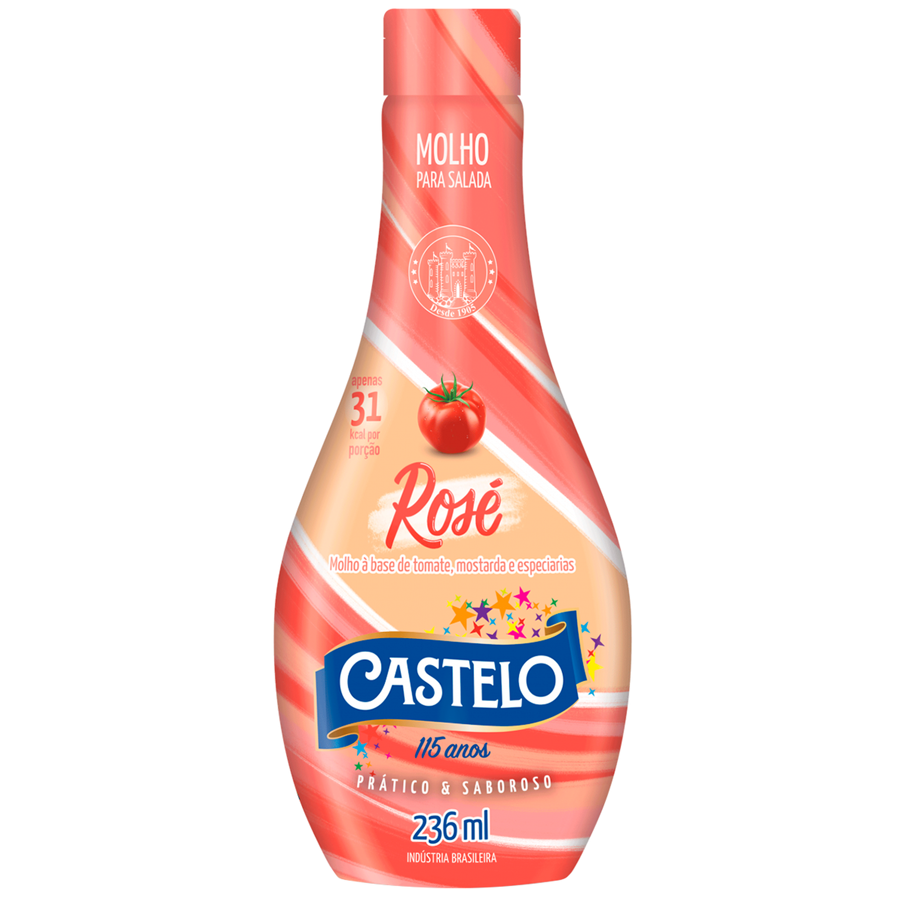 Molho Salada Castelo Rose 236ml