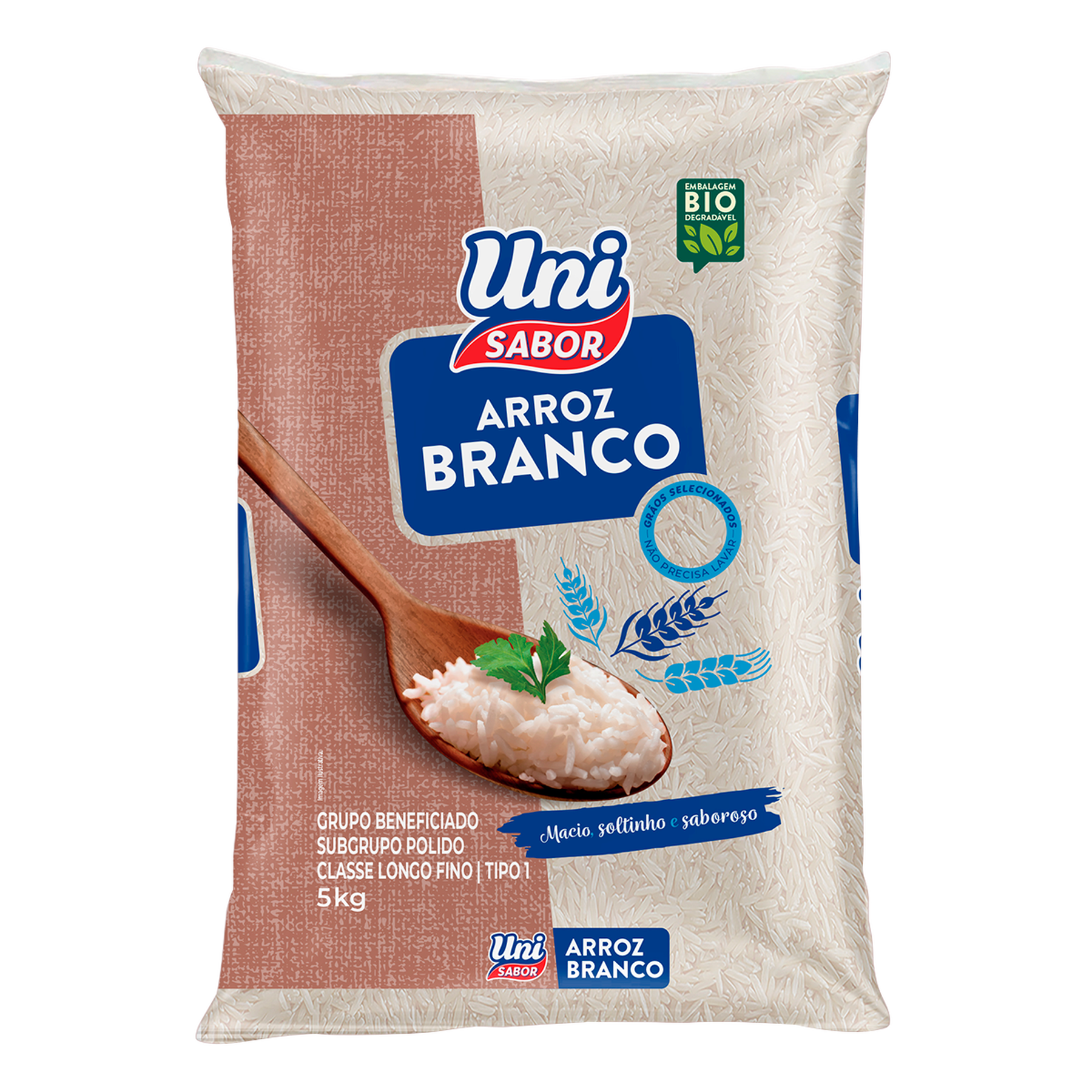 Arroz Branco Uni Sabor Pacote 5kg