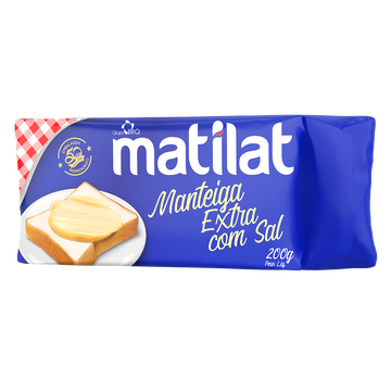 Manteiga Extra com Sal Matilat 200g