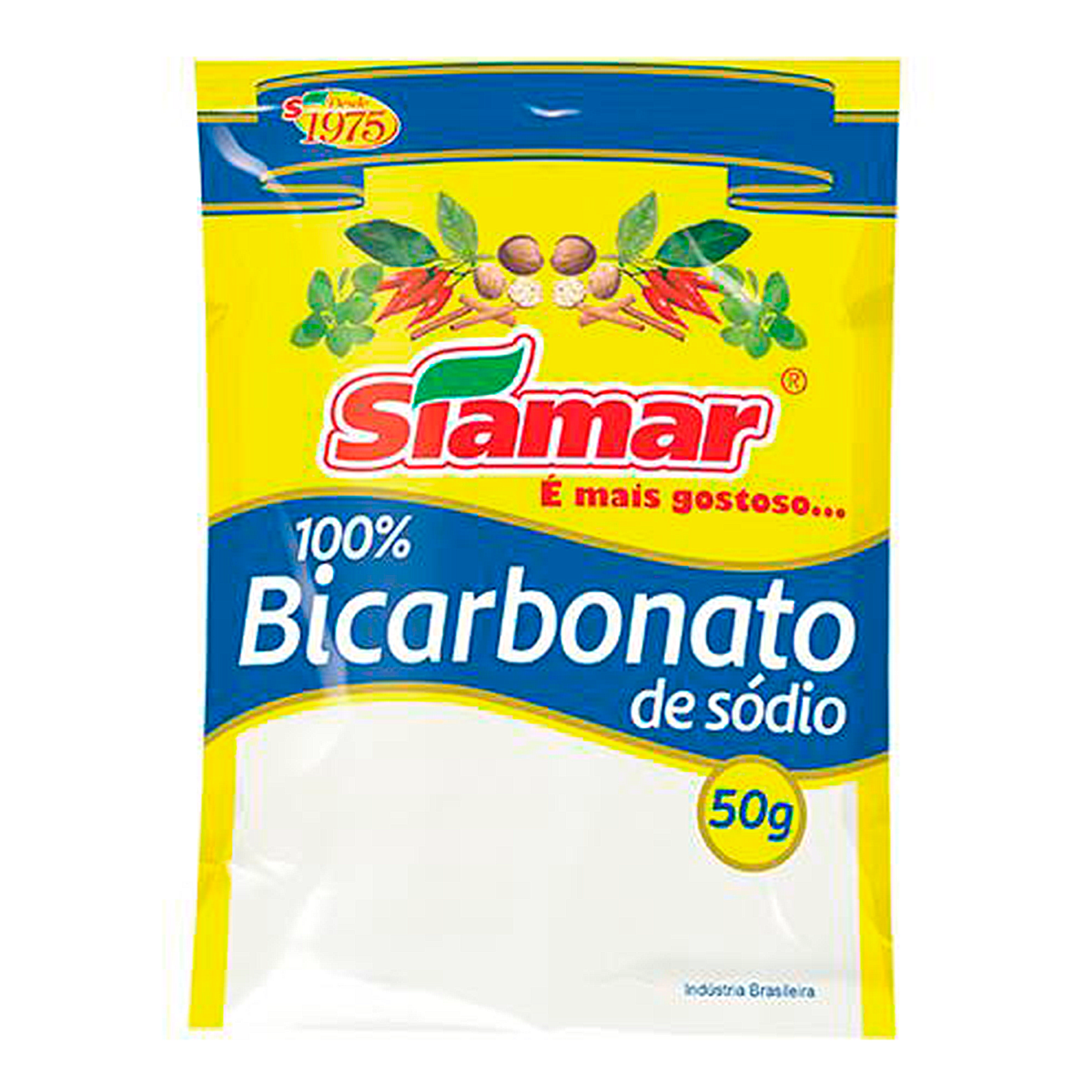 Bicarbonato de S&oacute;dio Siamar 50g