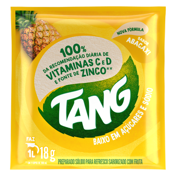 Refresco em Pó Abacaxi Tang Pacote 18g