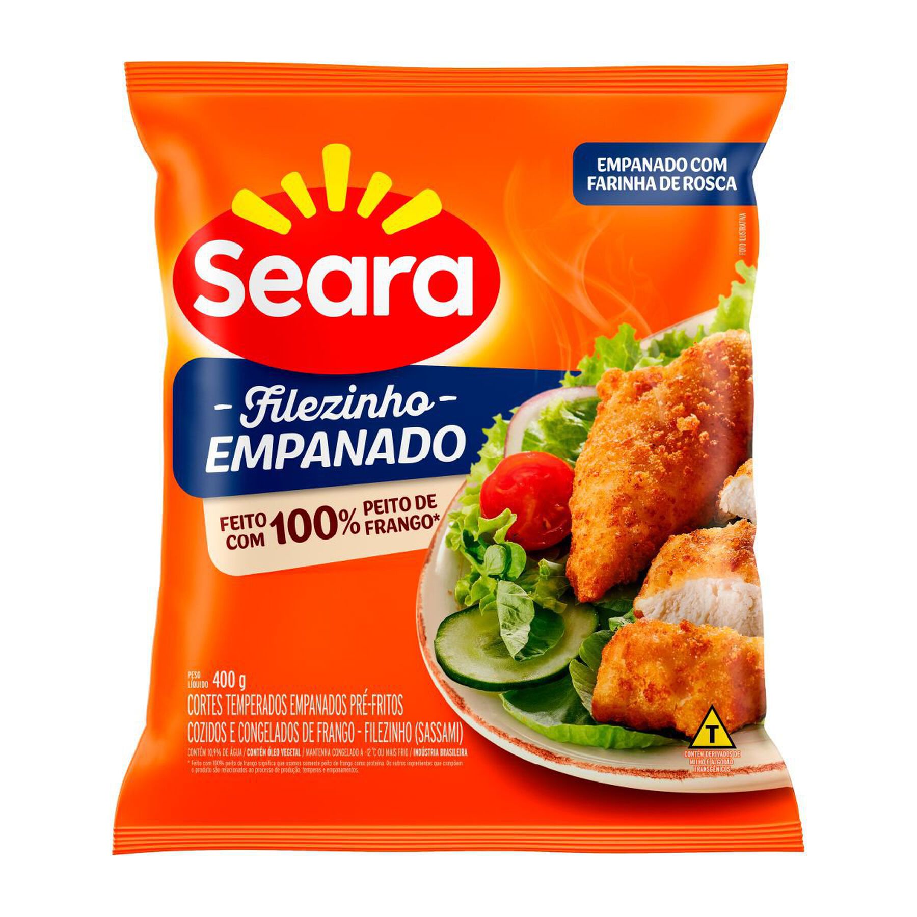 Filezinho empanado crocante Seara 400g