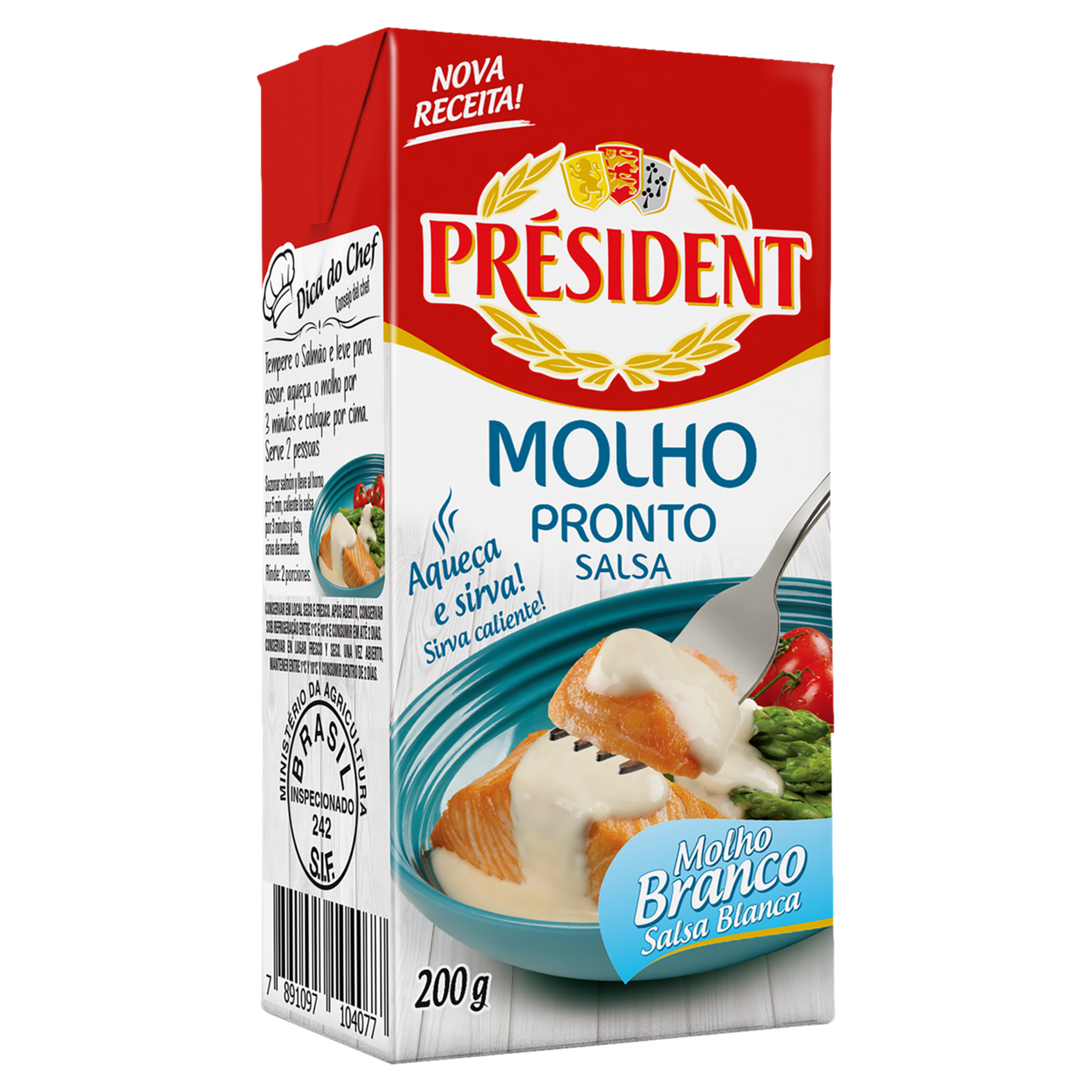 Molho Branco Président Caixa 200g 