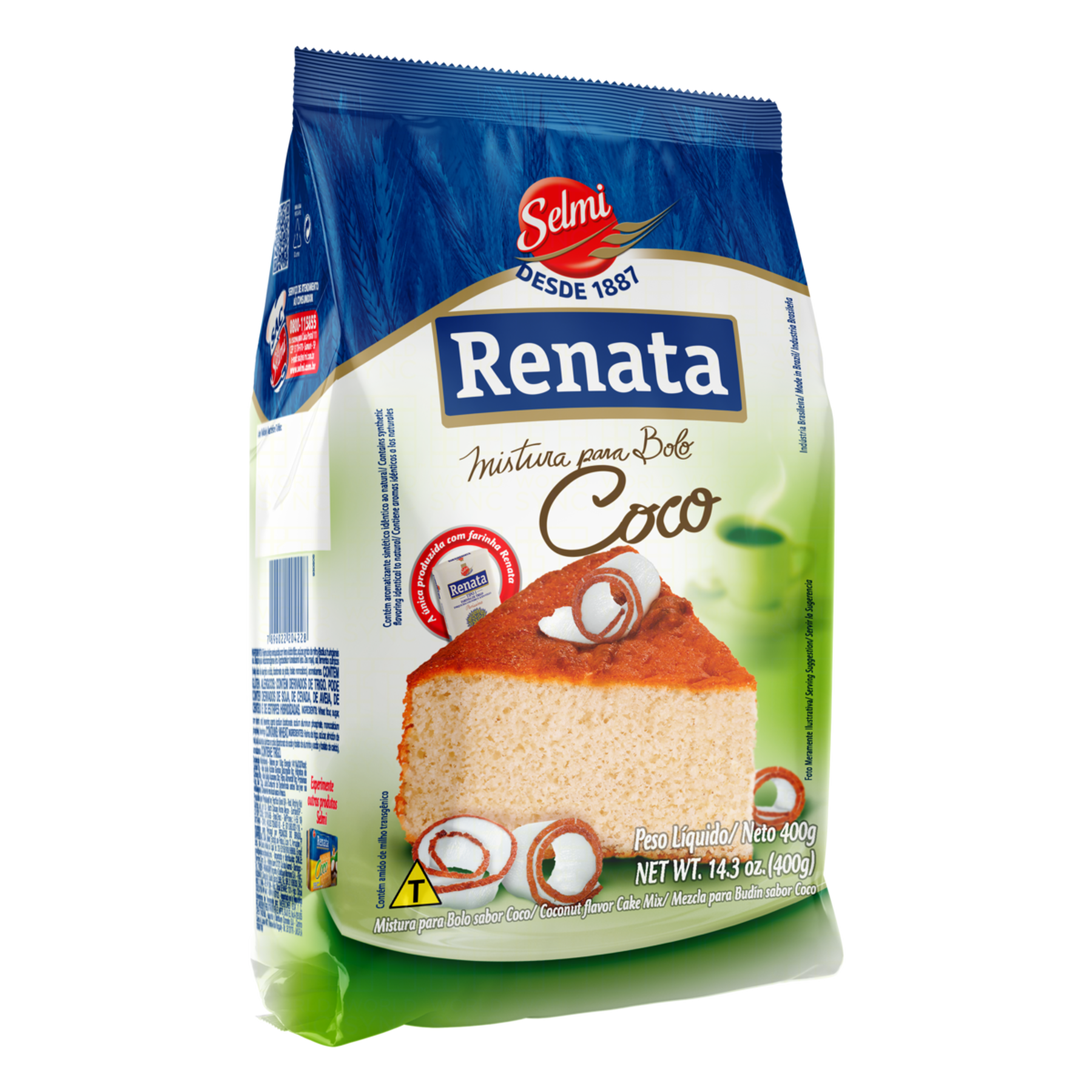 Mistura para Bolo Coco Renata 400g
