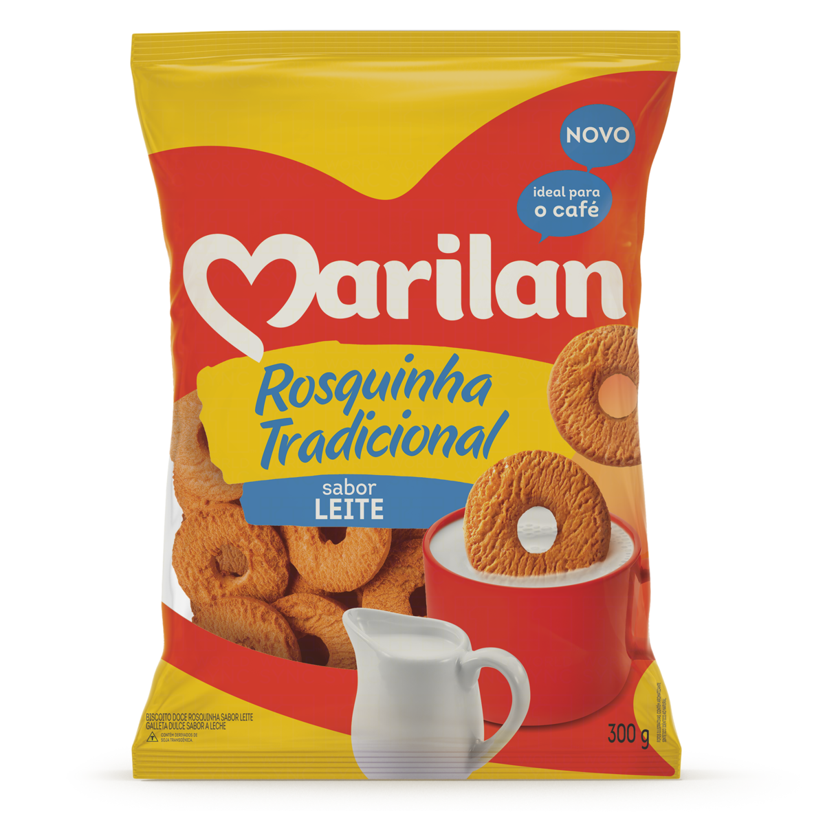 Biscoito Rosquinha Leite Marilan Pacote 300g