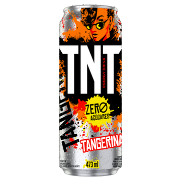 Energético Tangerina Zero Açúcar TNT Lata 473ml
