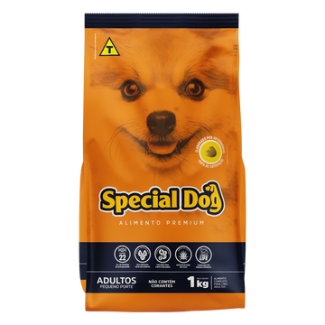 Alimento para Cães Adultos Raças Pequeno Porte Special Dog Premium Pacote 1kg