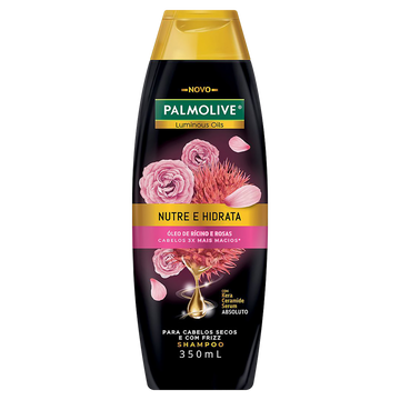 Shampoo Nutre e Hidrata Palmolive Luminous Oils Frasco 350ml