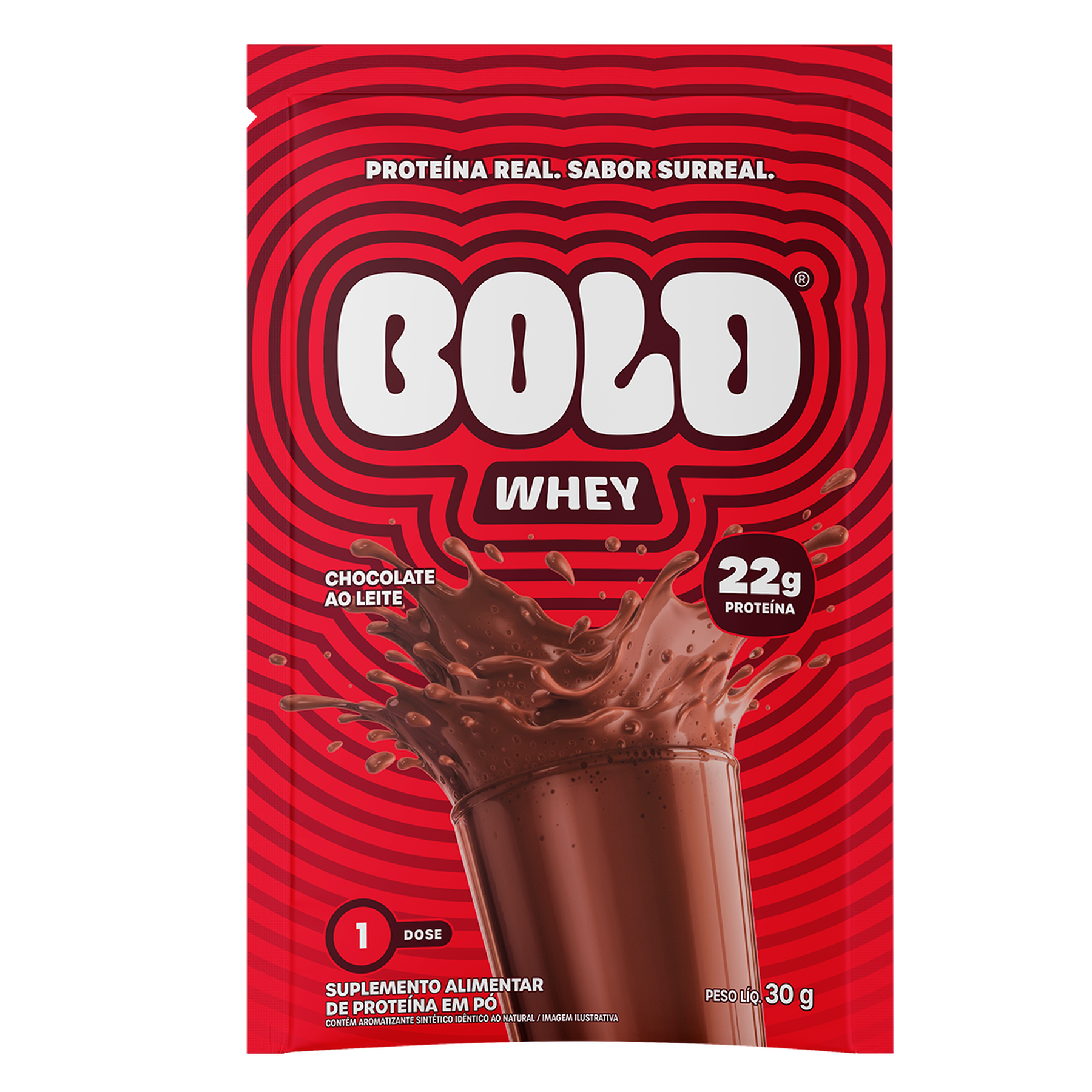 Whey Protein Chocolate ao Leite Bold Envelope 30g