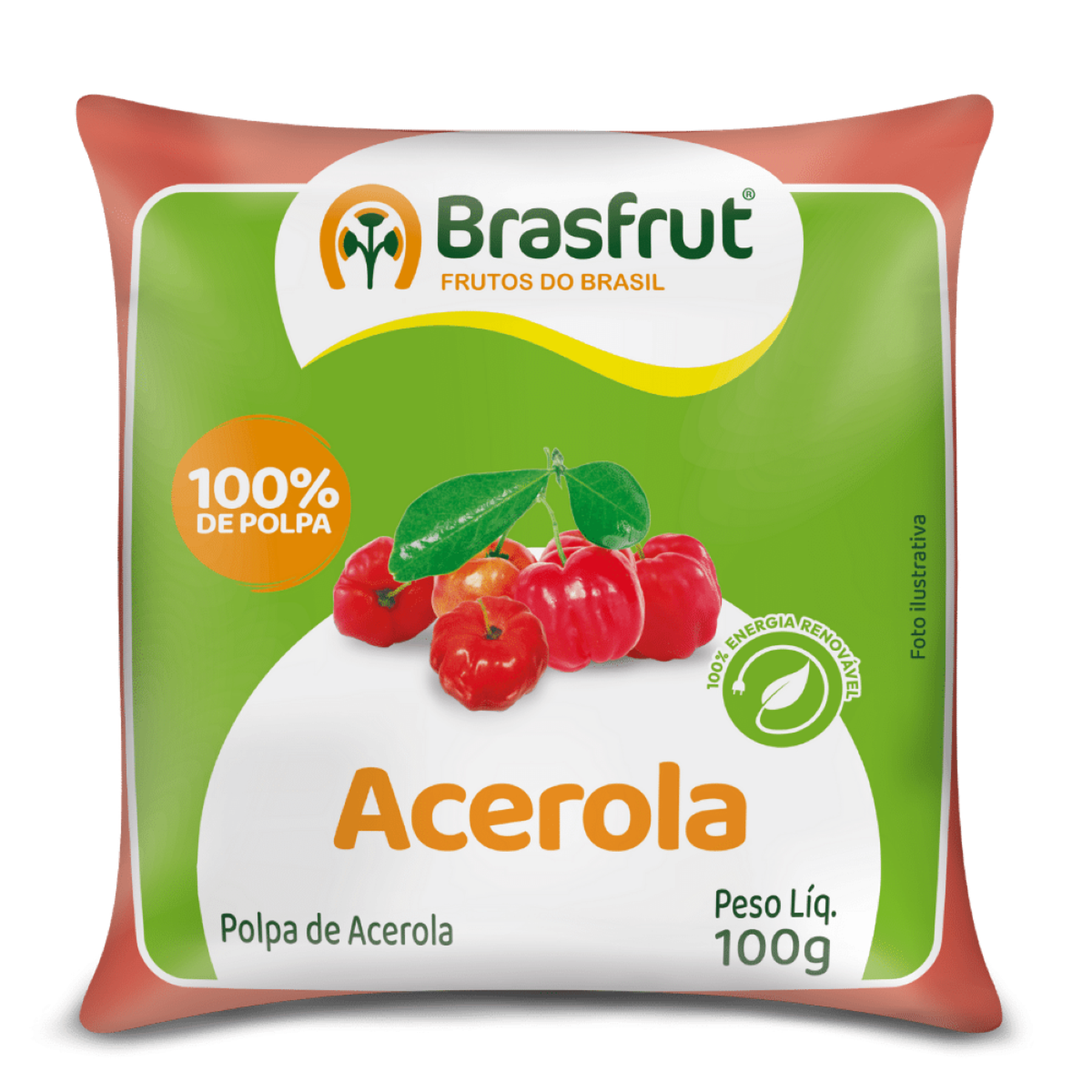 Polpa de Acerola Congelada Brasfrut 100g