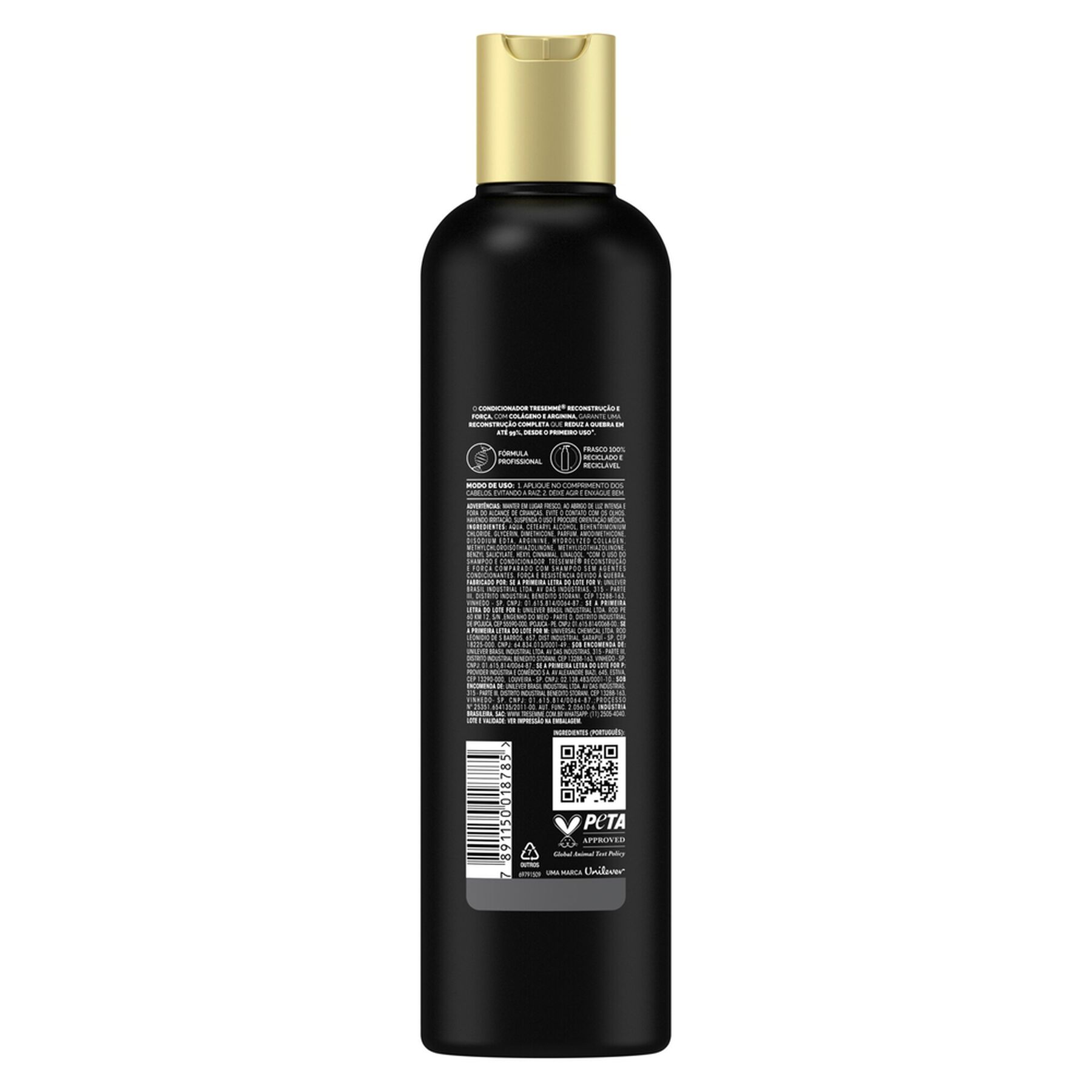 Condicionador Reconstru&ccedil;&atilde;o e For&ccedil;a Tresemm&eacute; Frasco 400ml