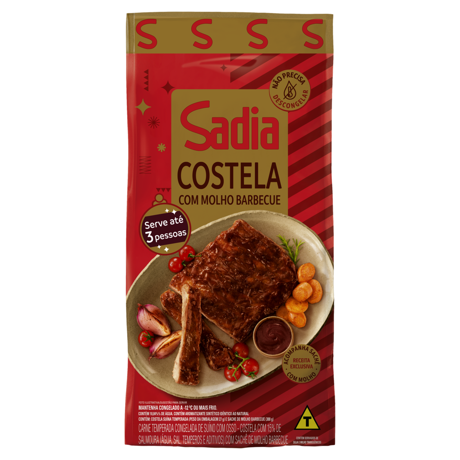 Costela com Molho Barbecue Sadia aprox. 1.300g
