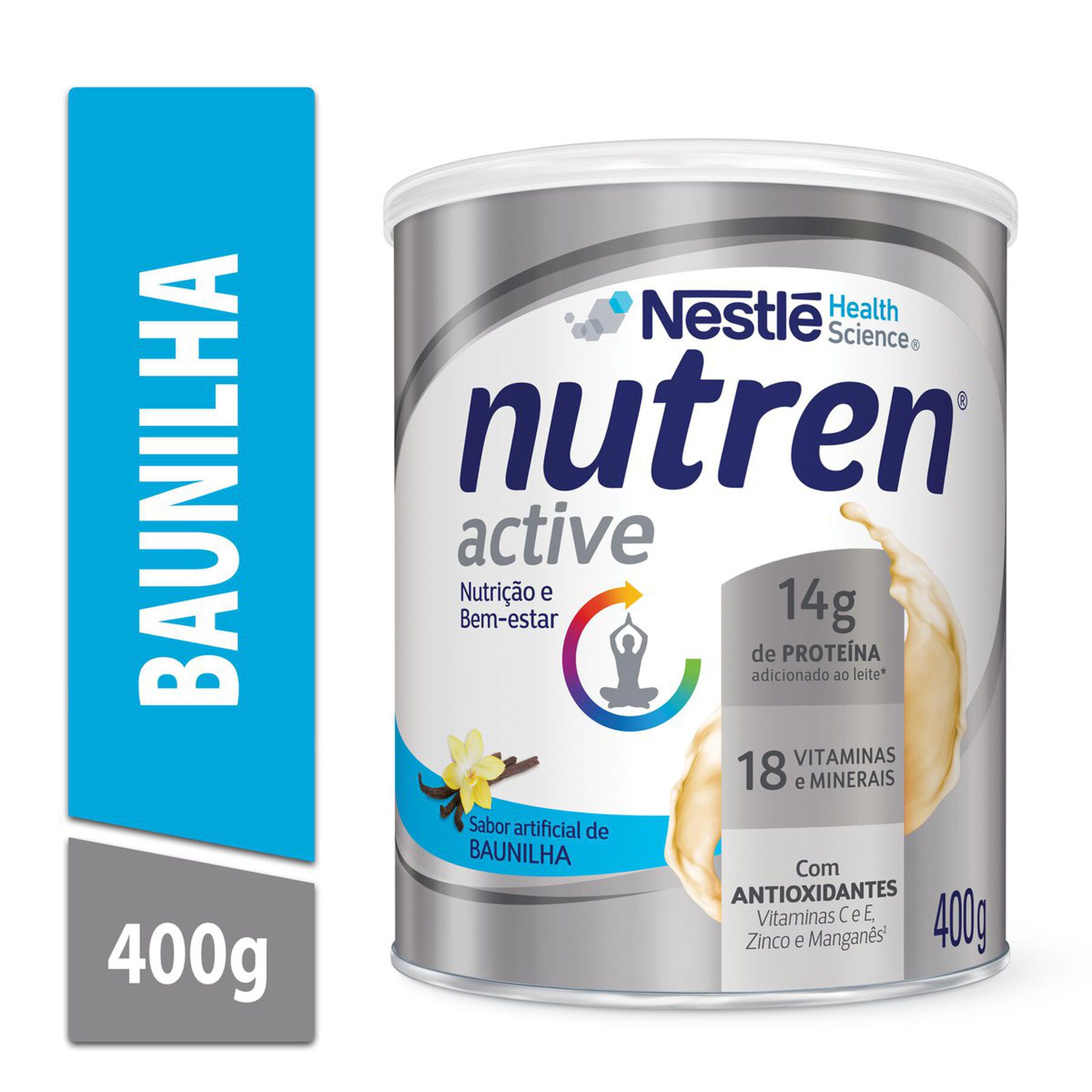 Complemento Alimentar Nutren Active Baunilha 400g&nbsp;
