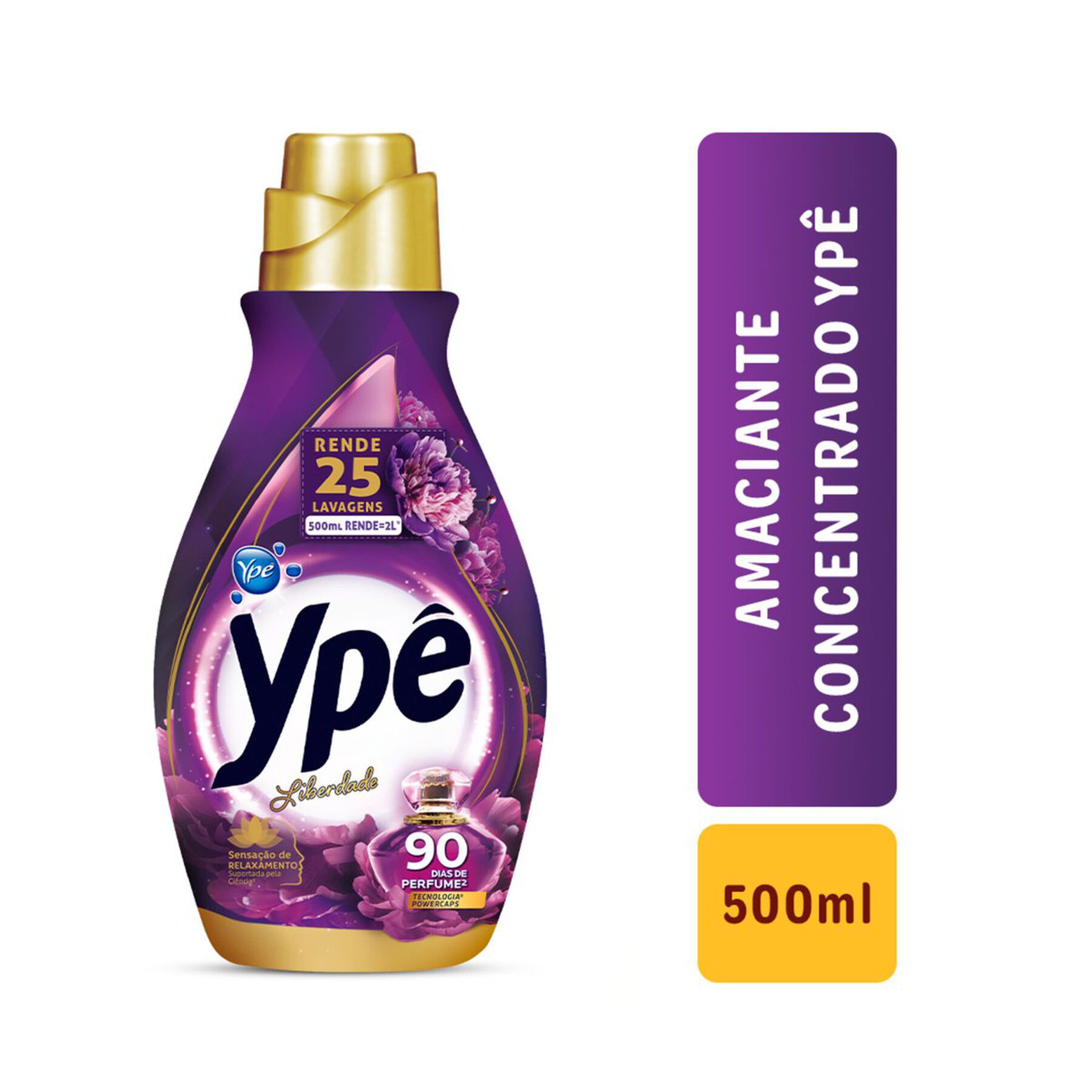 Amaciante de Roupa Concentrado Liberdade Ypê Alquimia Frasco 500ml