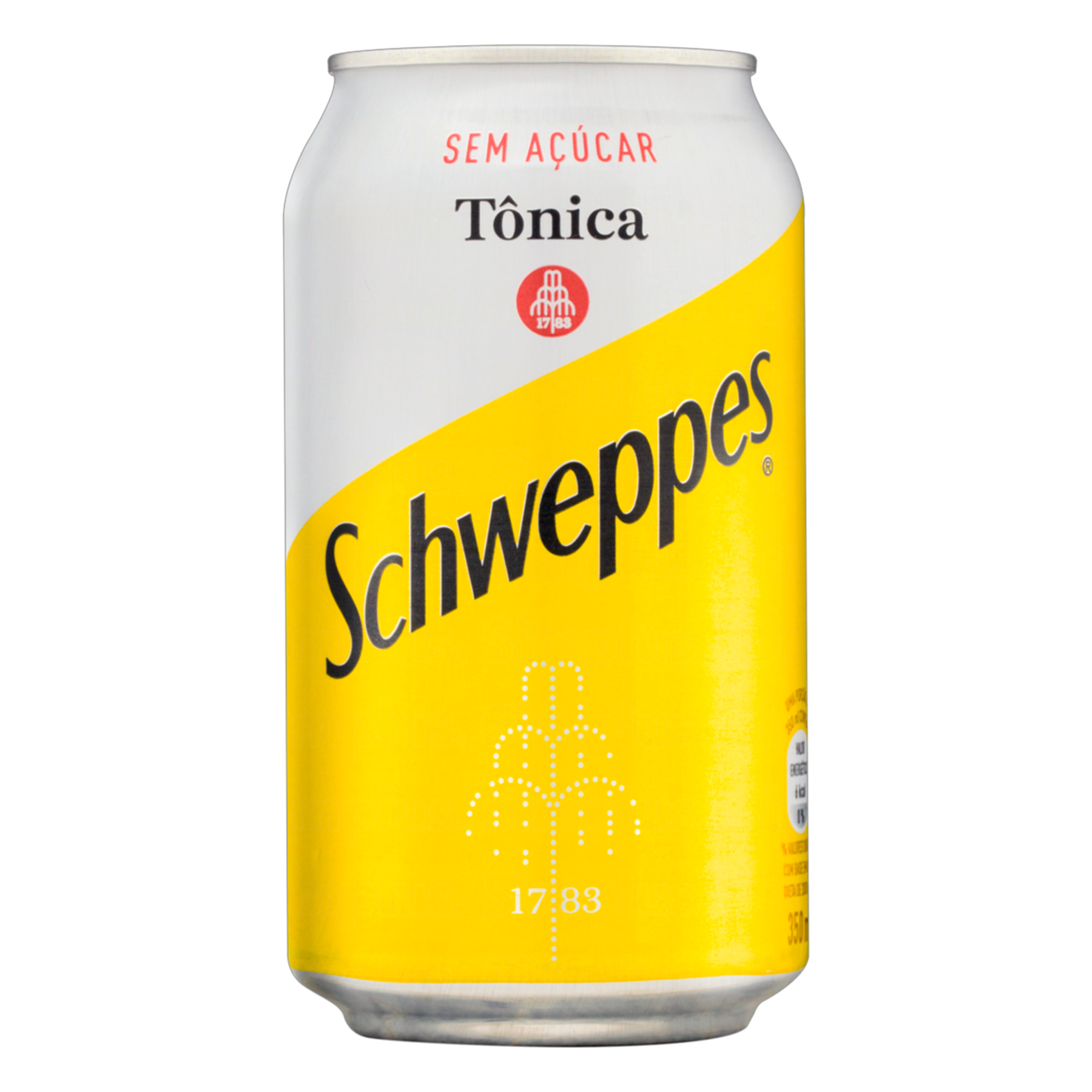 Água Tônica Sem Açúcar Schweppes Lata 350ml