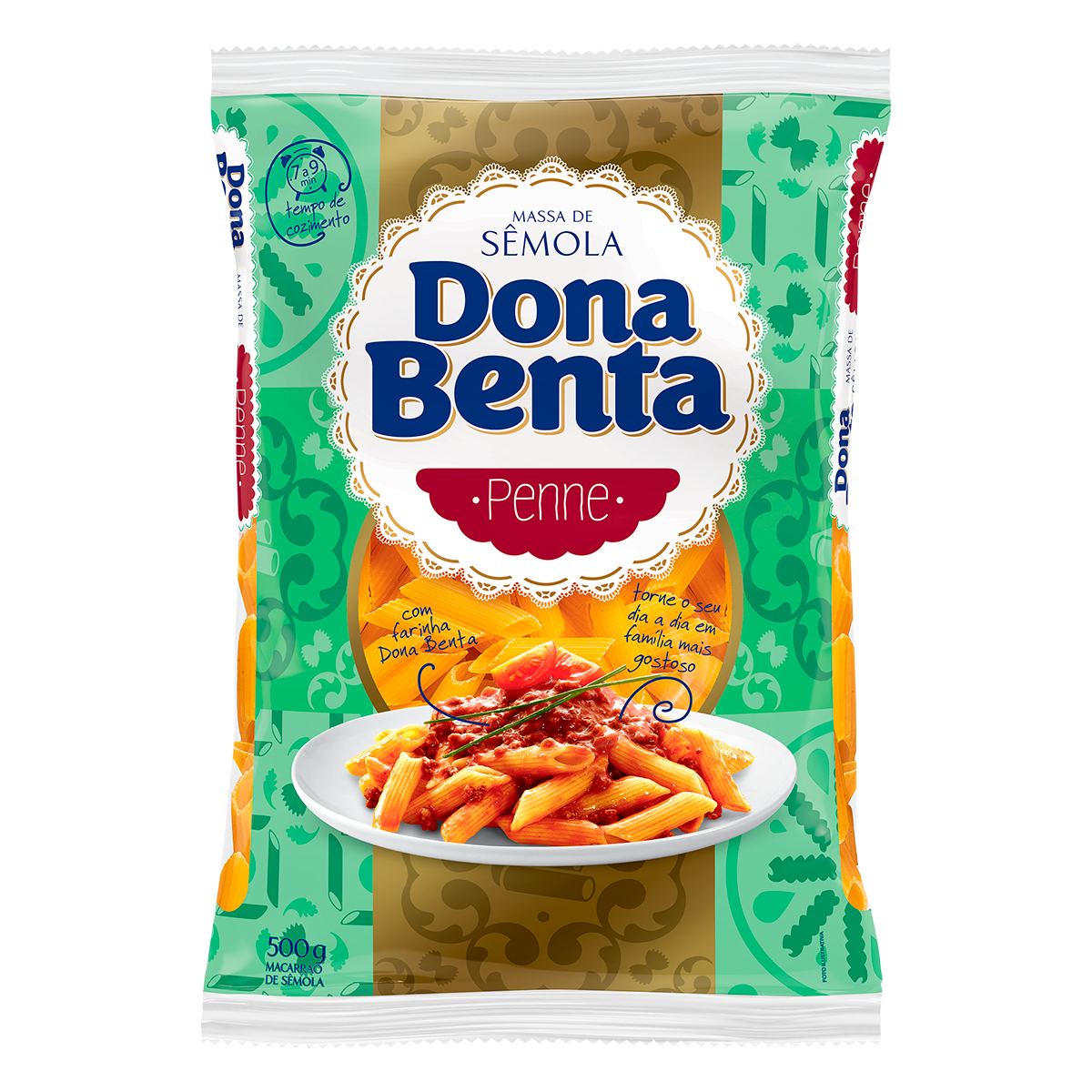 Macarr&atilde;o de S&ecirc;mola Penne Dona Benta 500g