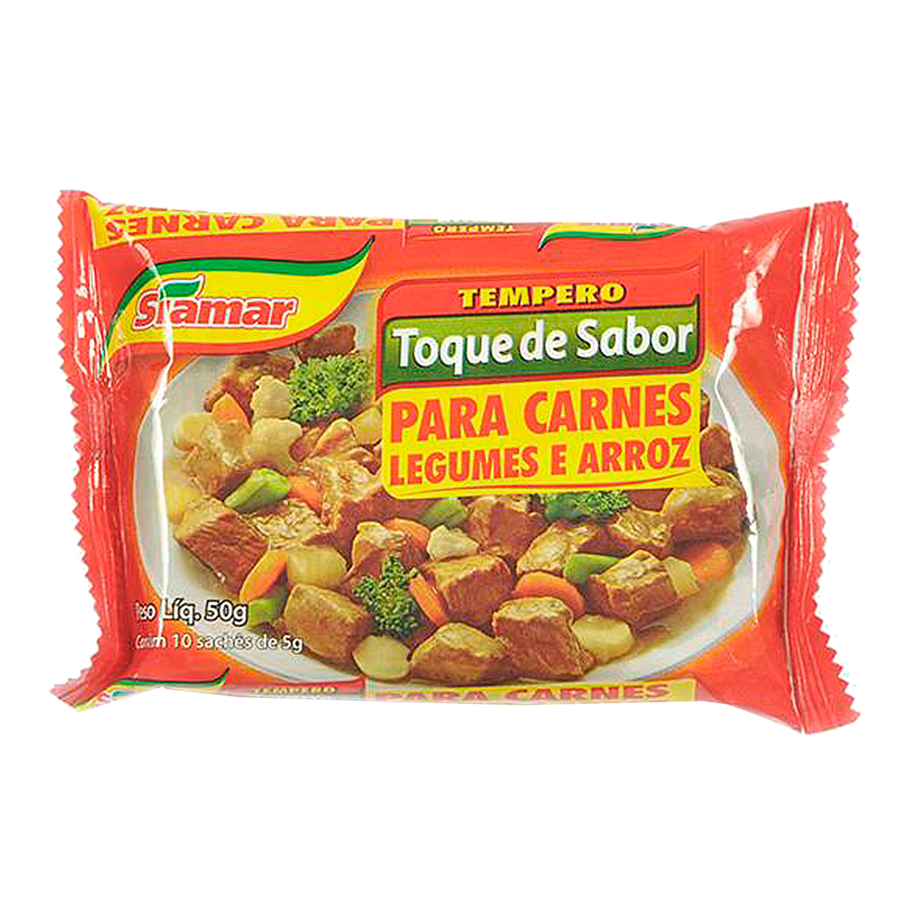 Tempero para Carnes, Legumes e Arroz Toque de Sabor Siamar 50g