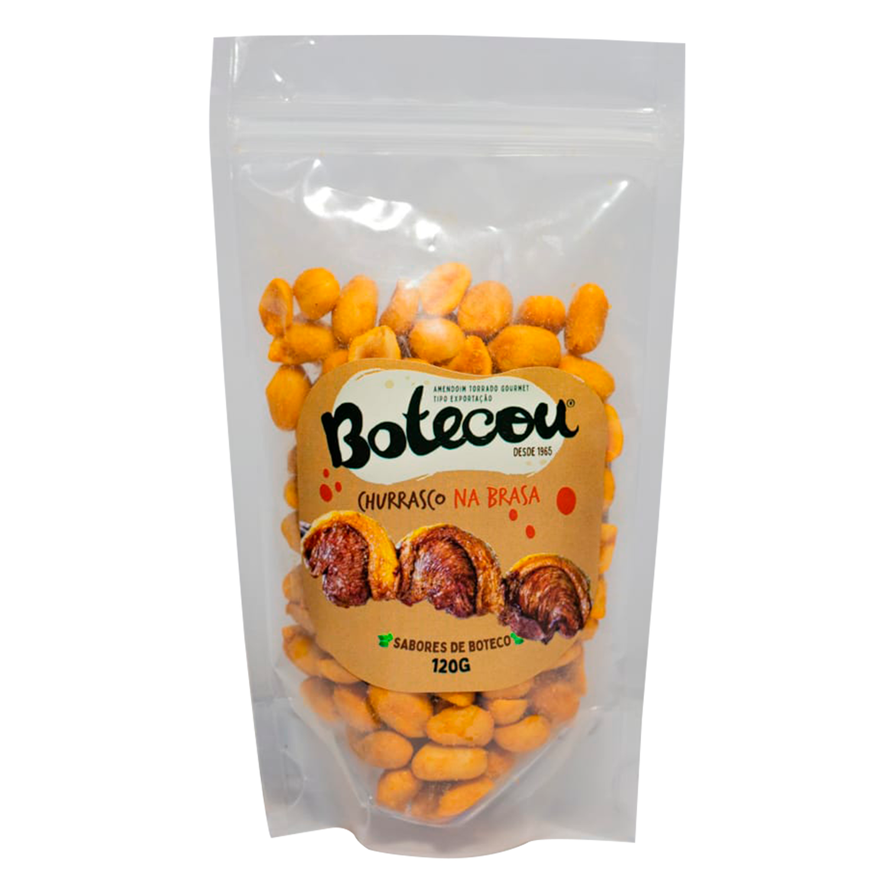 Amendoim Churrasco Botecou Zip Lock 120g
