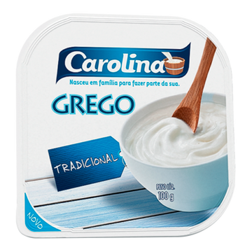 Iogurte Carolina Grego Tradicional 100g