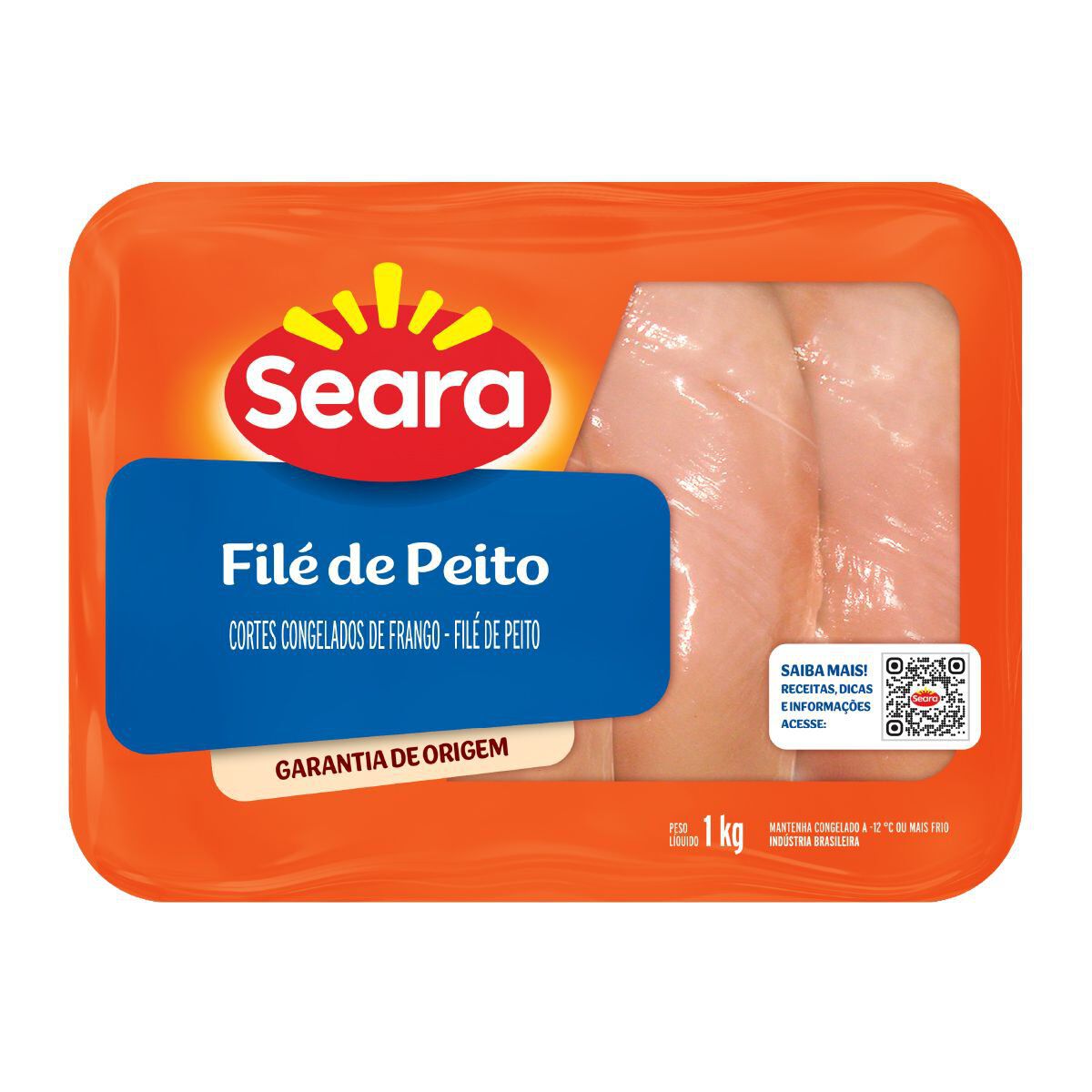 Fil&eacute; de Peito de Frango Seara 1kg&nbsp;