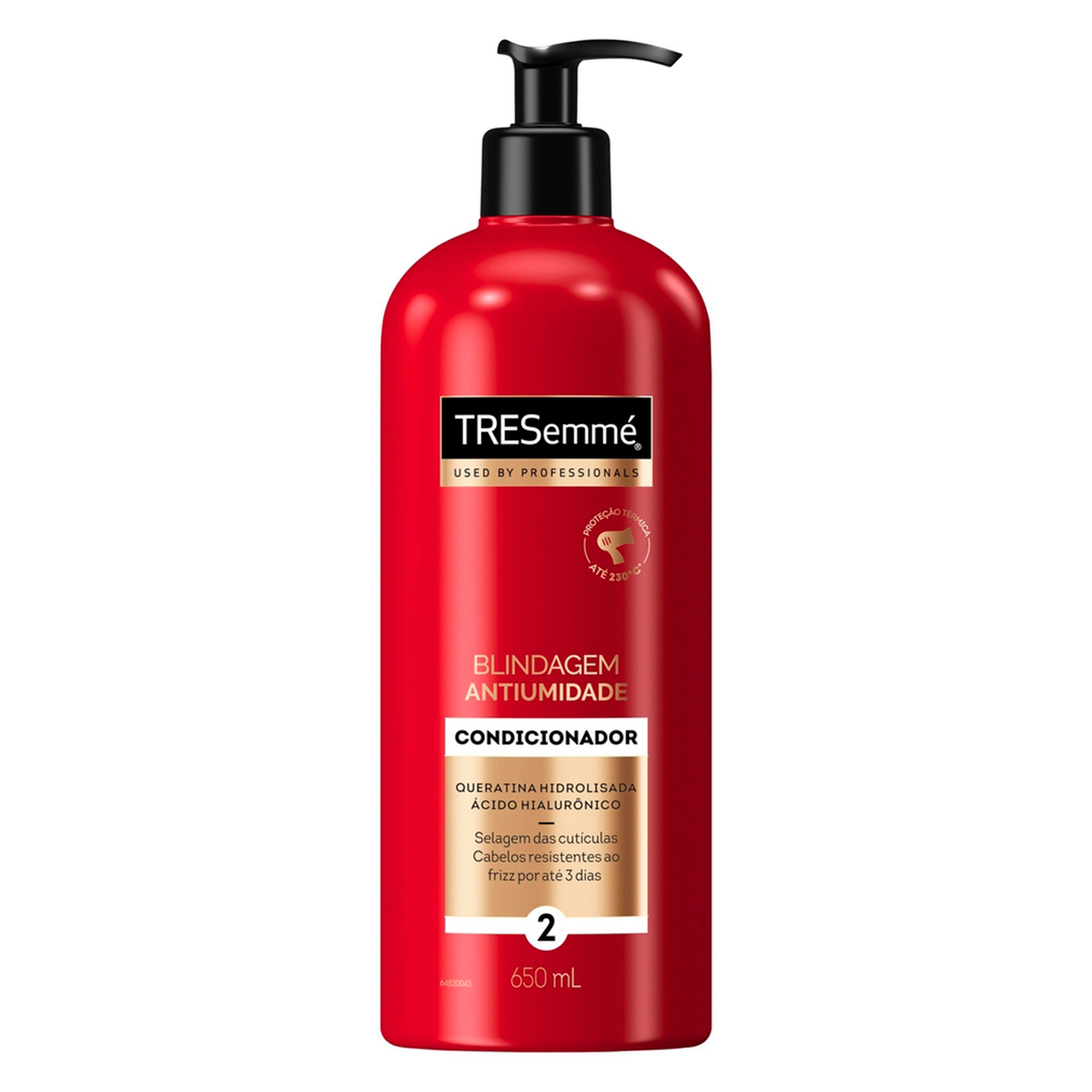Condicionador TRESemm&eacute; Blindagem Antiumidade Frasco 650ml Pump