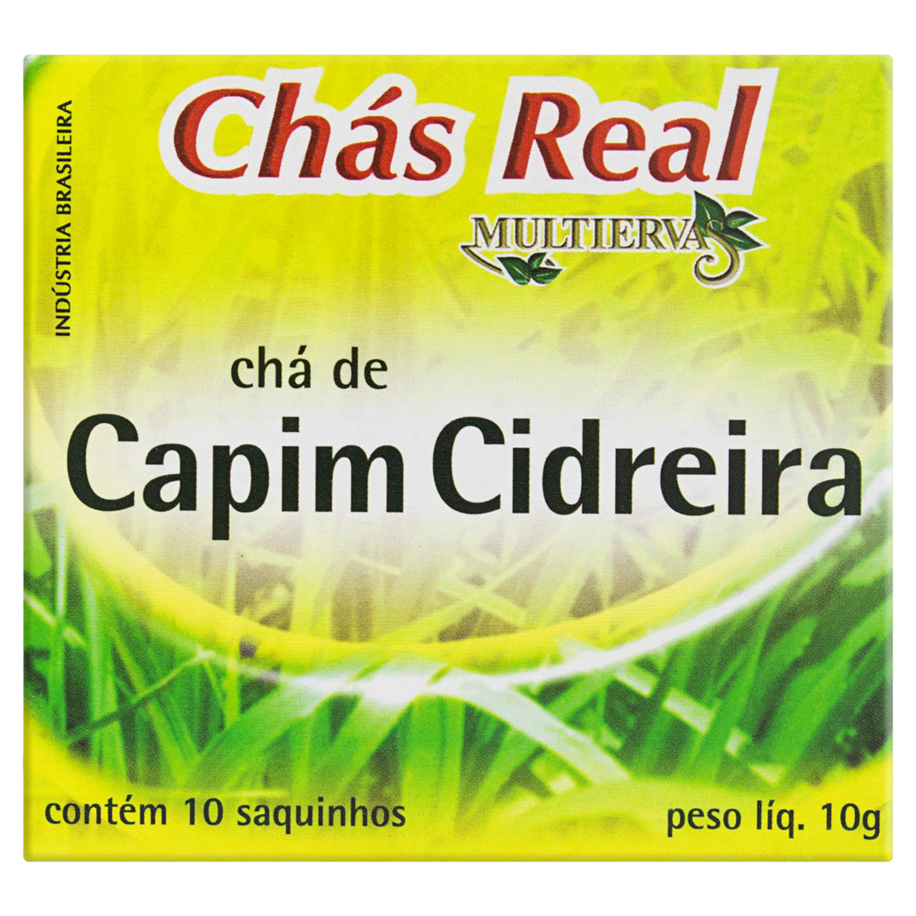 Ch&aacute; Capim-Cidreira Real Multiervas Caixa 10g 10 Unidades&nbsp;