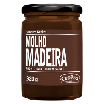 Molho de Madeira para Carne Sabores Cepêra Vidro 320g