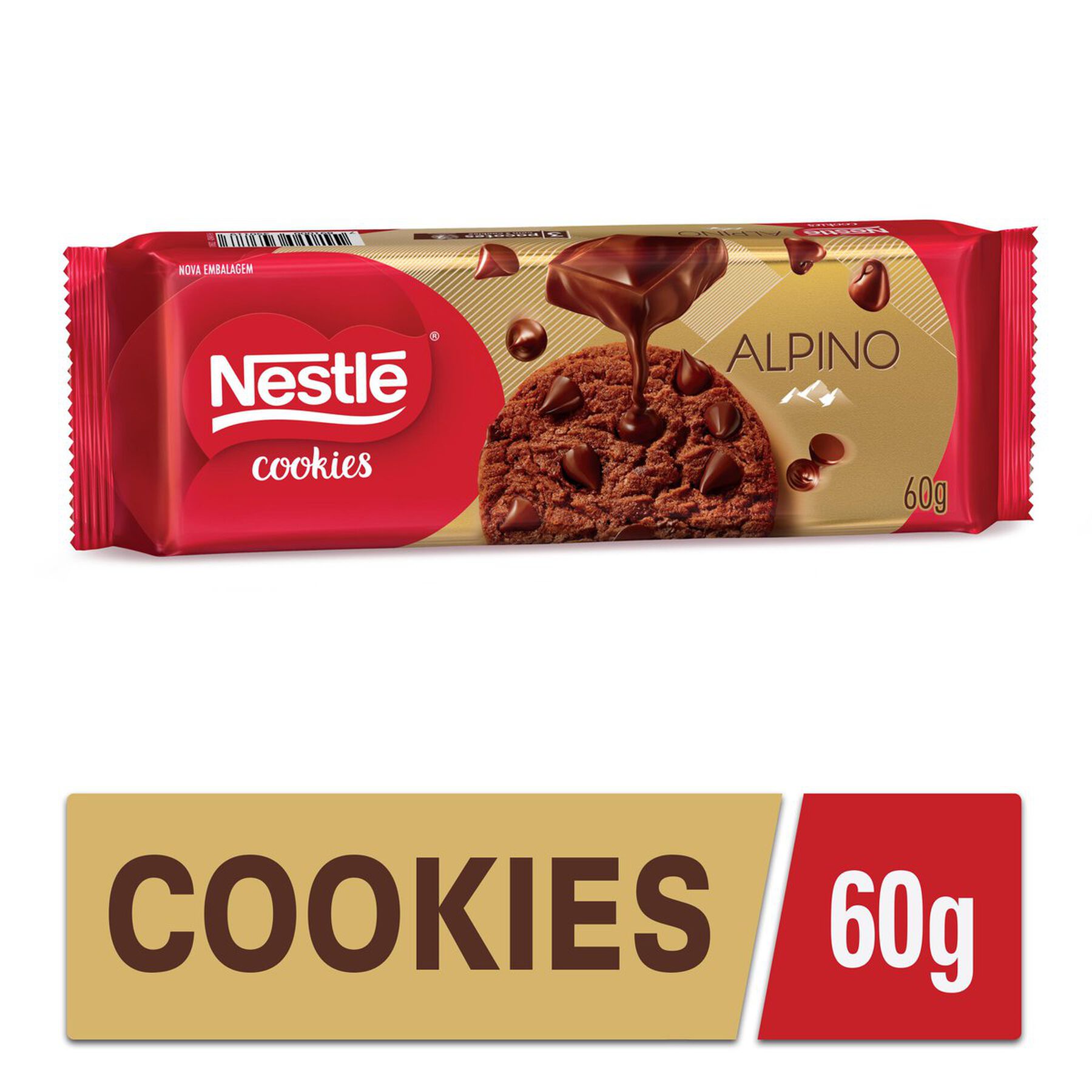 Cookie Alpino Gotas De Chocolate  60g
