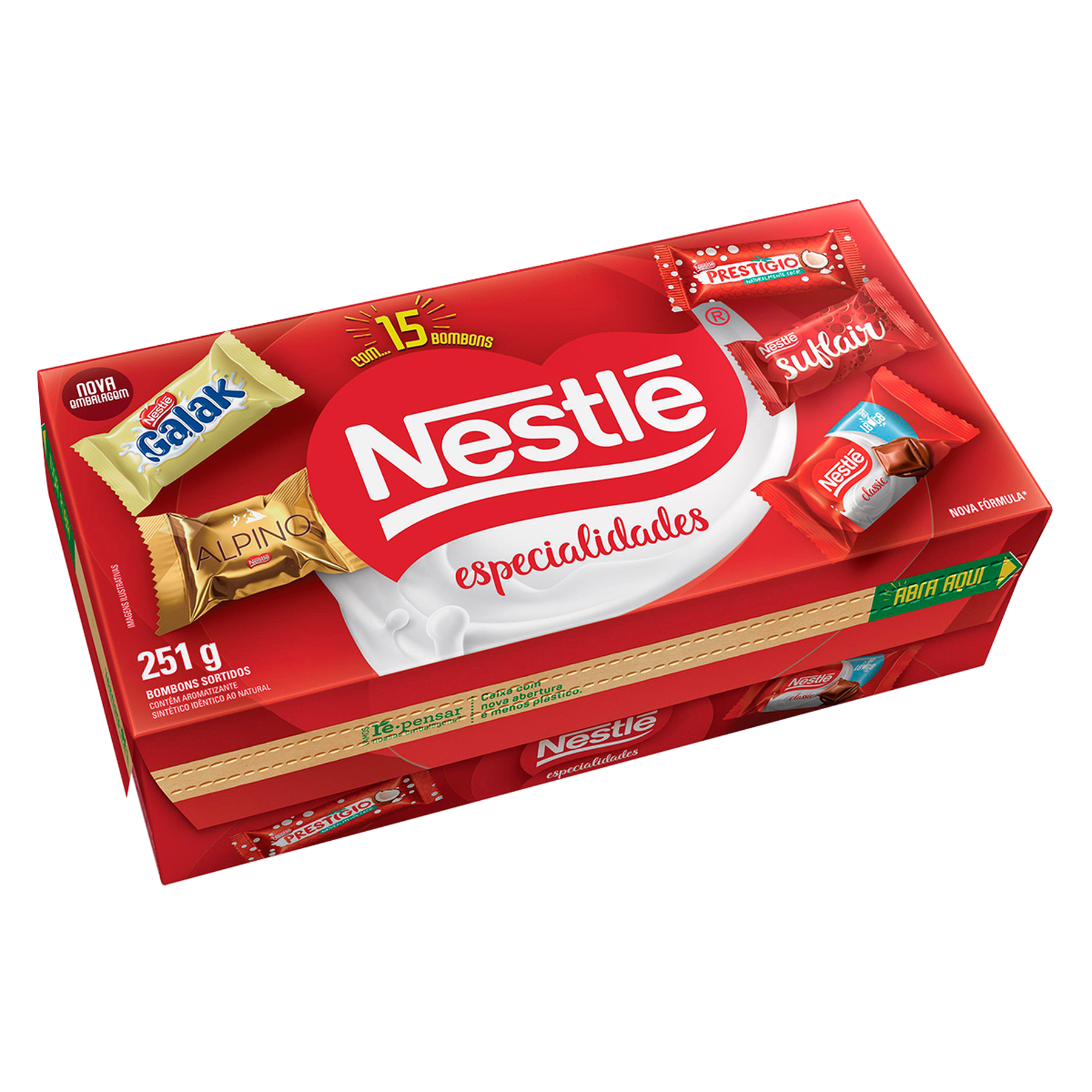 Bombom Especialidades Sortidos Nestlé 251g