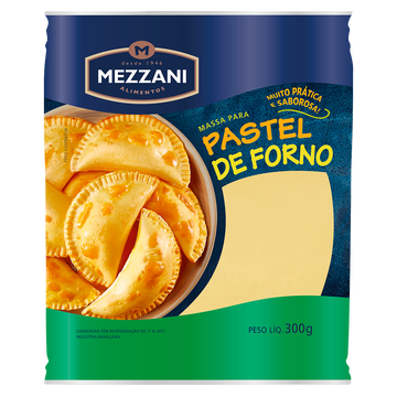 Massa para Pastel de Forno Mezzani Pacote 300g