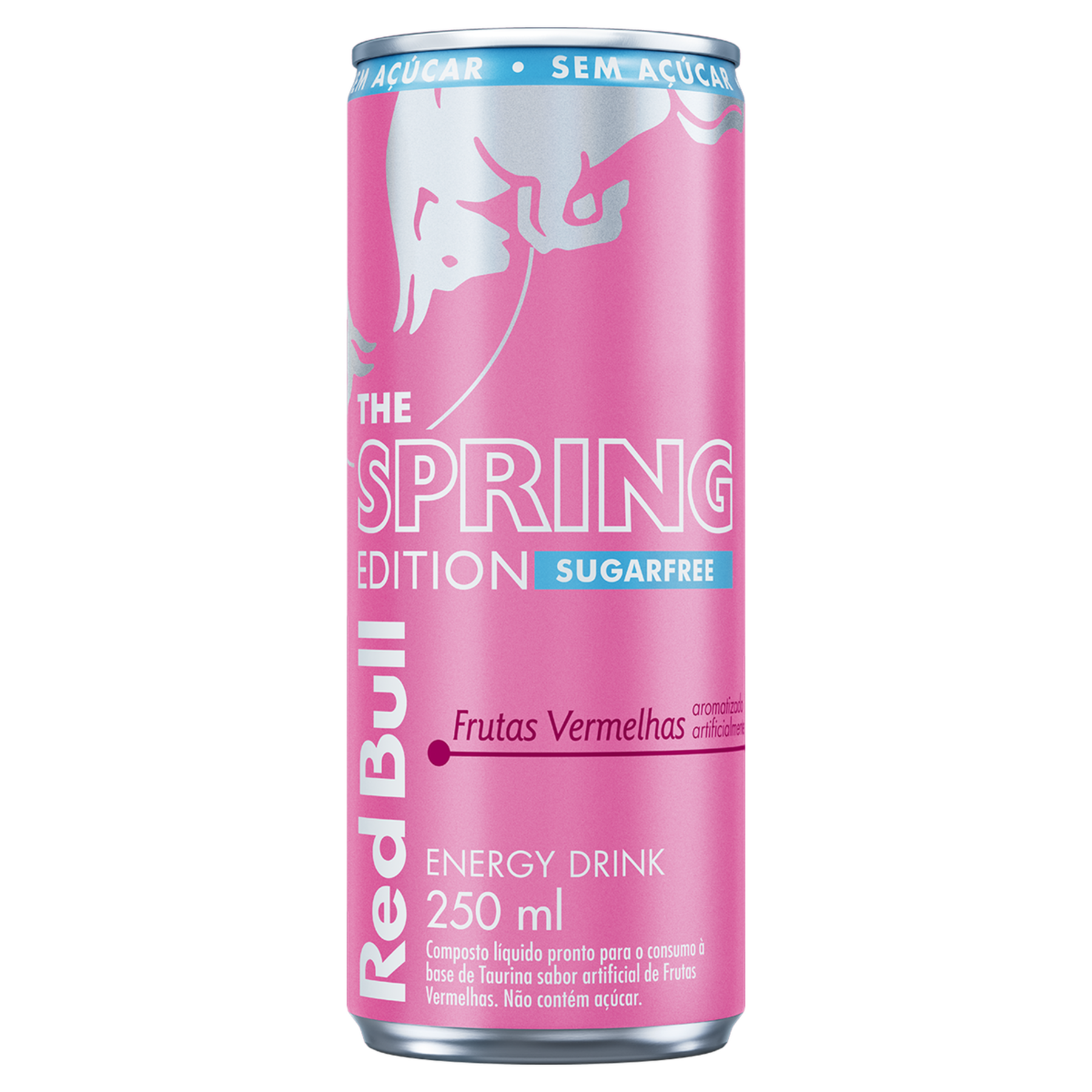 Energético Frutas Vermelhas Sem Açúcar Red Bull Lata 250ml The Spring Edition