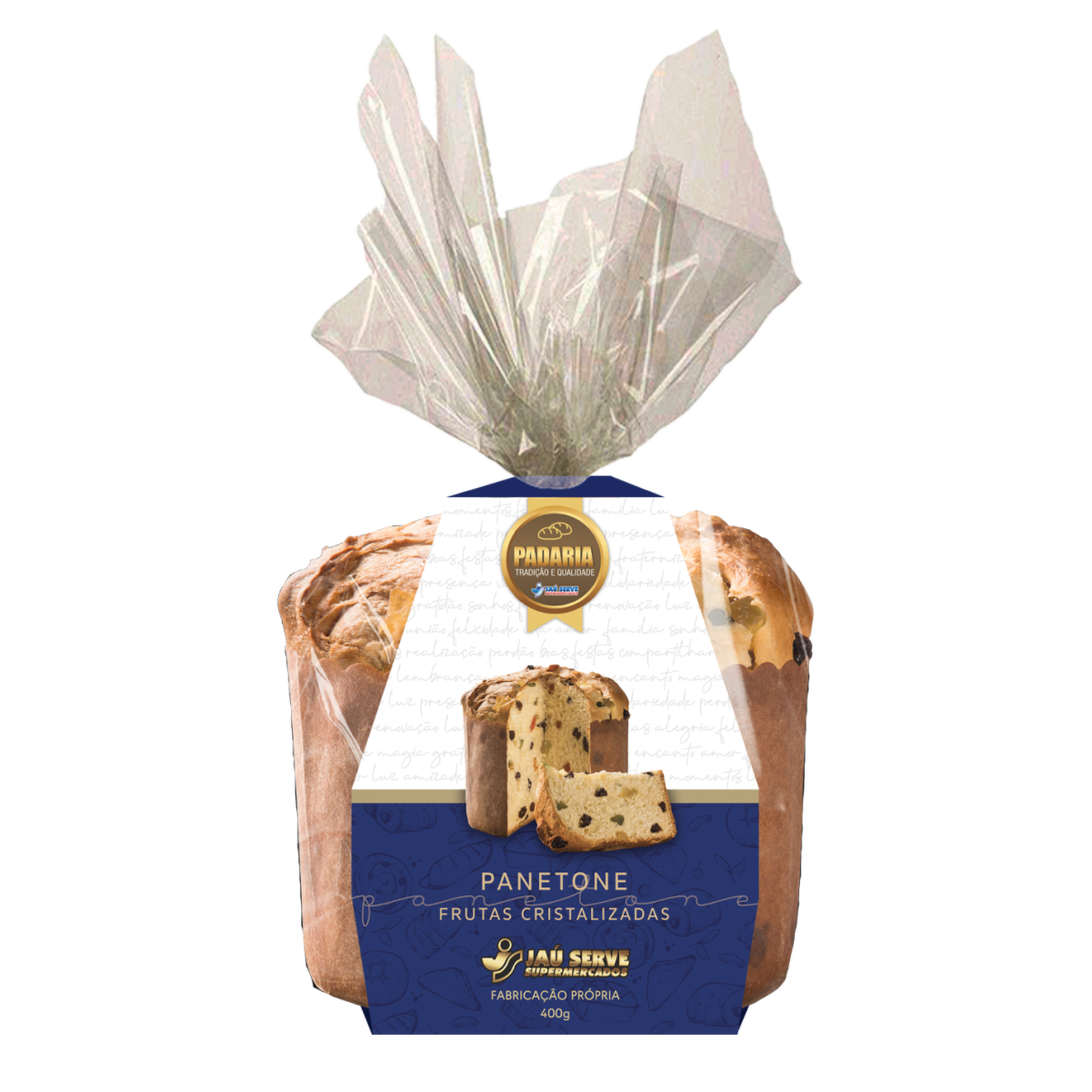 Panetone com Frutas Cristalizadas 400g