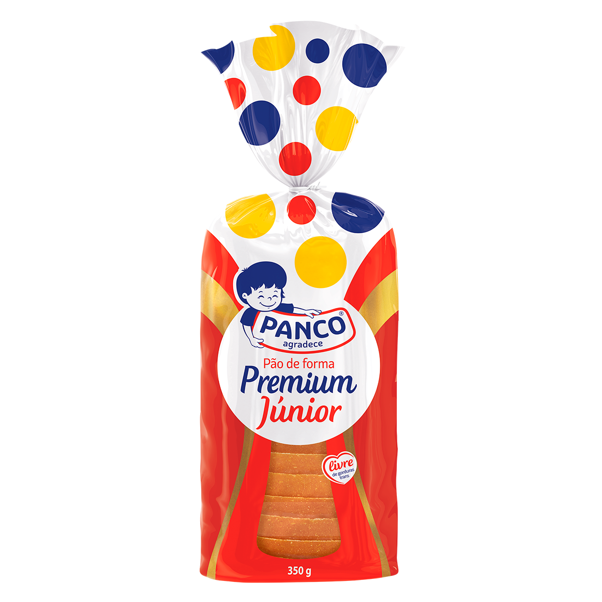 P&atilde;o de Forma Premium J&uacute;nior Panco Pacote 350g