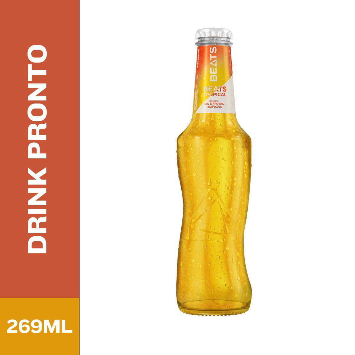 Drink Pronto Beats Tropical 269ml Long Neck&nbsp;