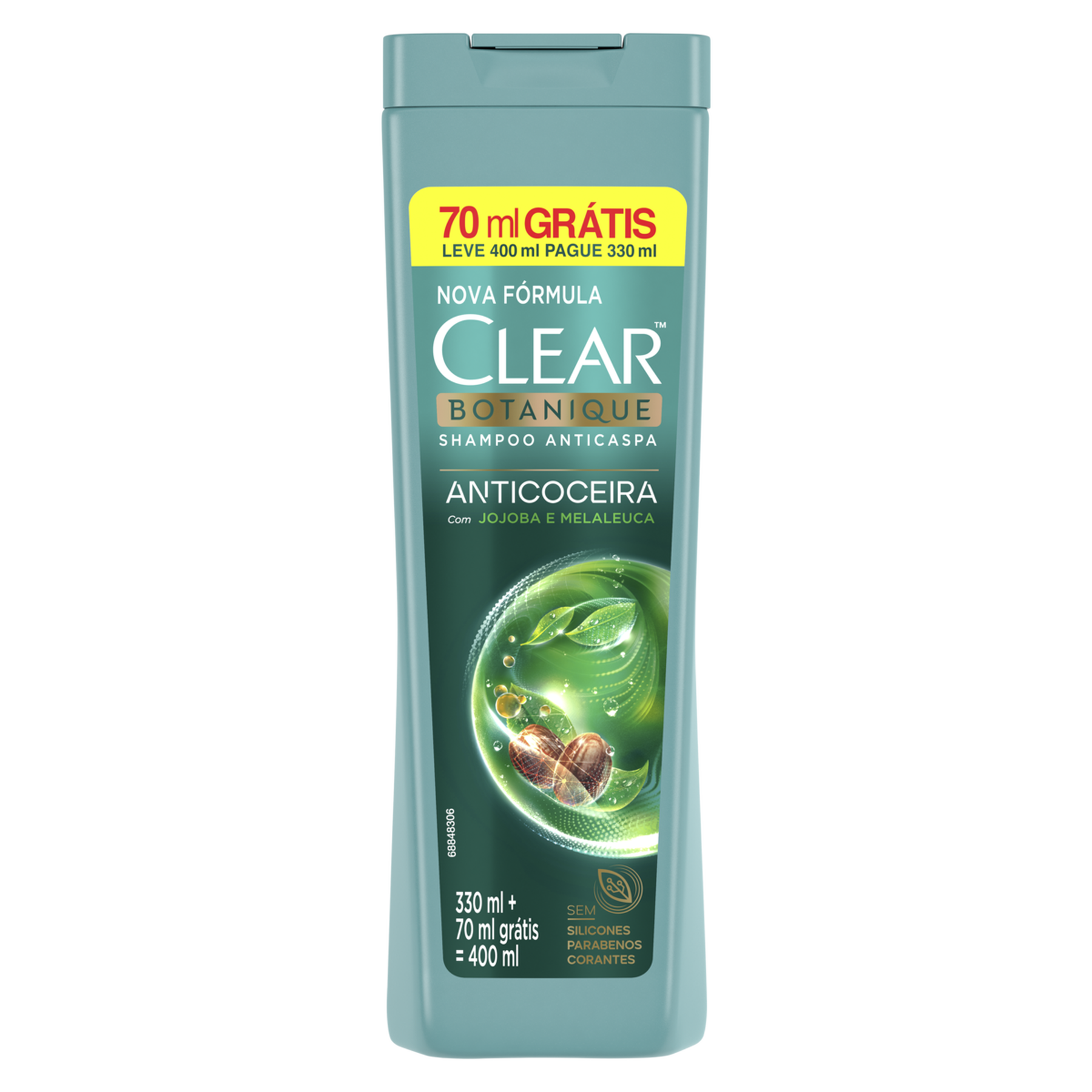 Shampoo Anticoceira Clear Botanique Leve 400ml Pague 330ml
