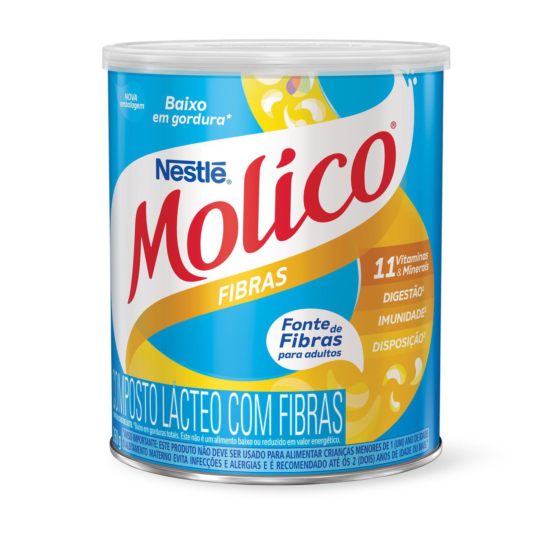 Composto Lácteo MOLICO Fibras 260g