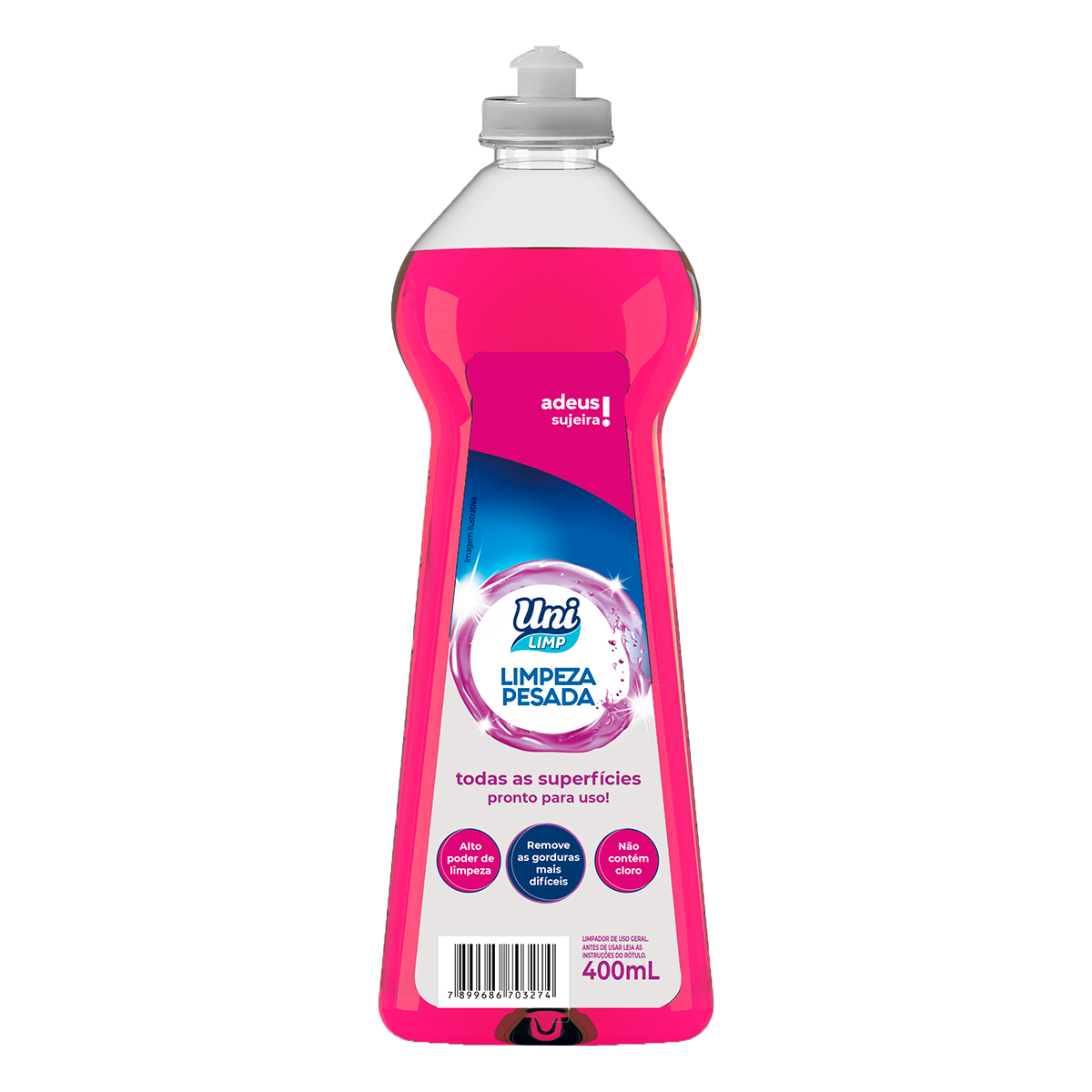 Limpador Limpeza Pesada Squeeze Uni Limp 400ml