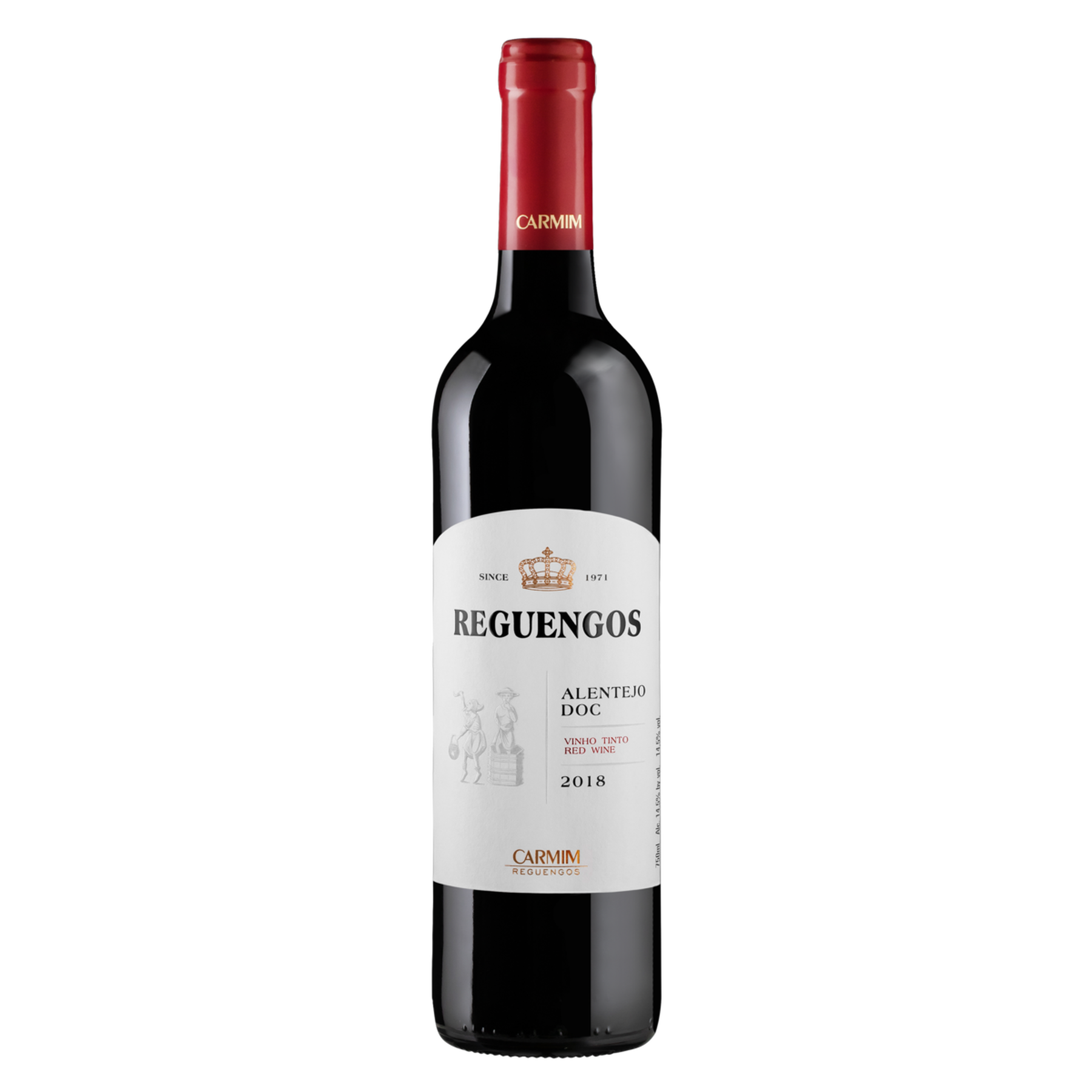 Vinho Tinto Alentejo DOC Reguengos Garrafa 750ml&nbsp;