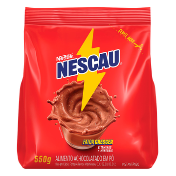Achocolatado em Pó Nescau Nestlé Pacote 550g