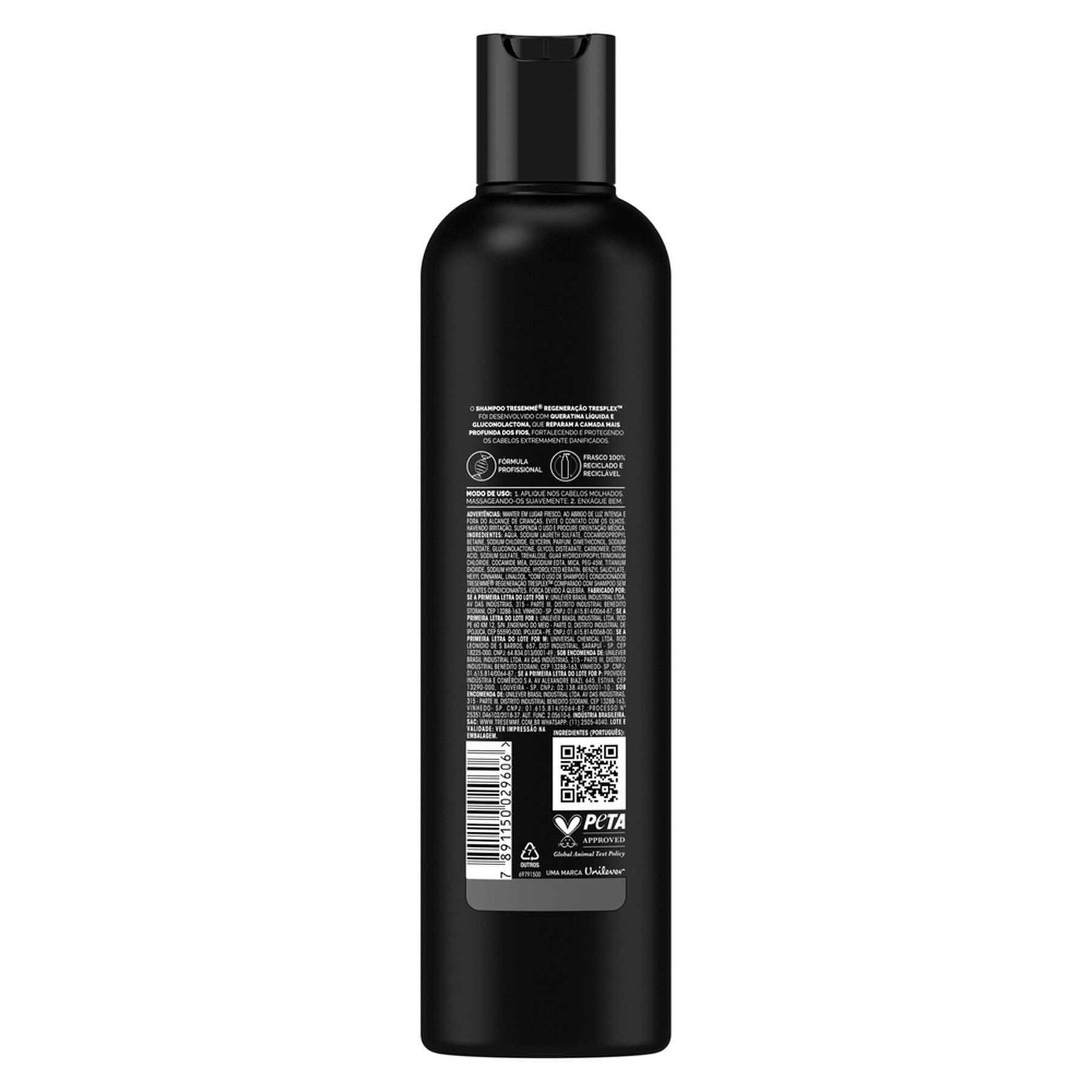 Shampoo Tresemmé Tresplex Regeneração Frasco 400ml