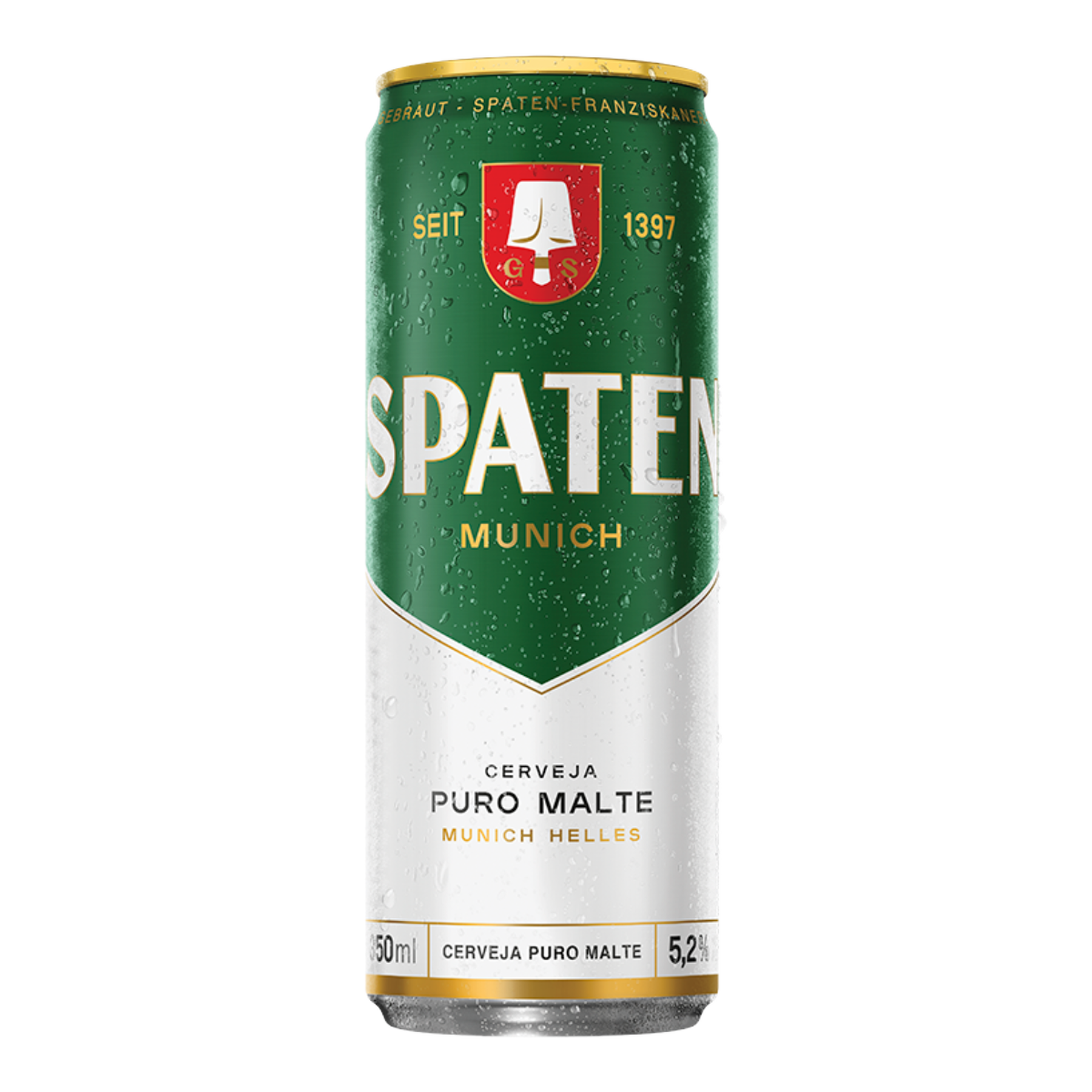 Cerveja Munich Helles Puro Malte Spaten Lata 350ml