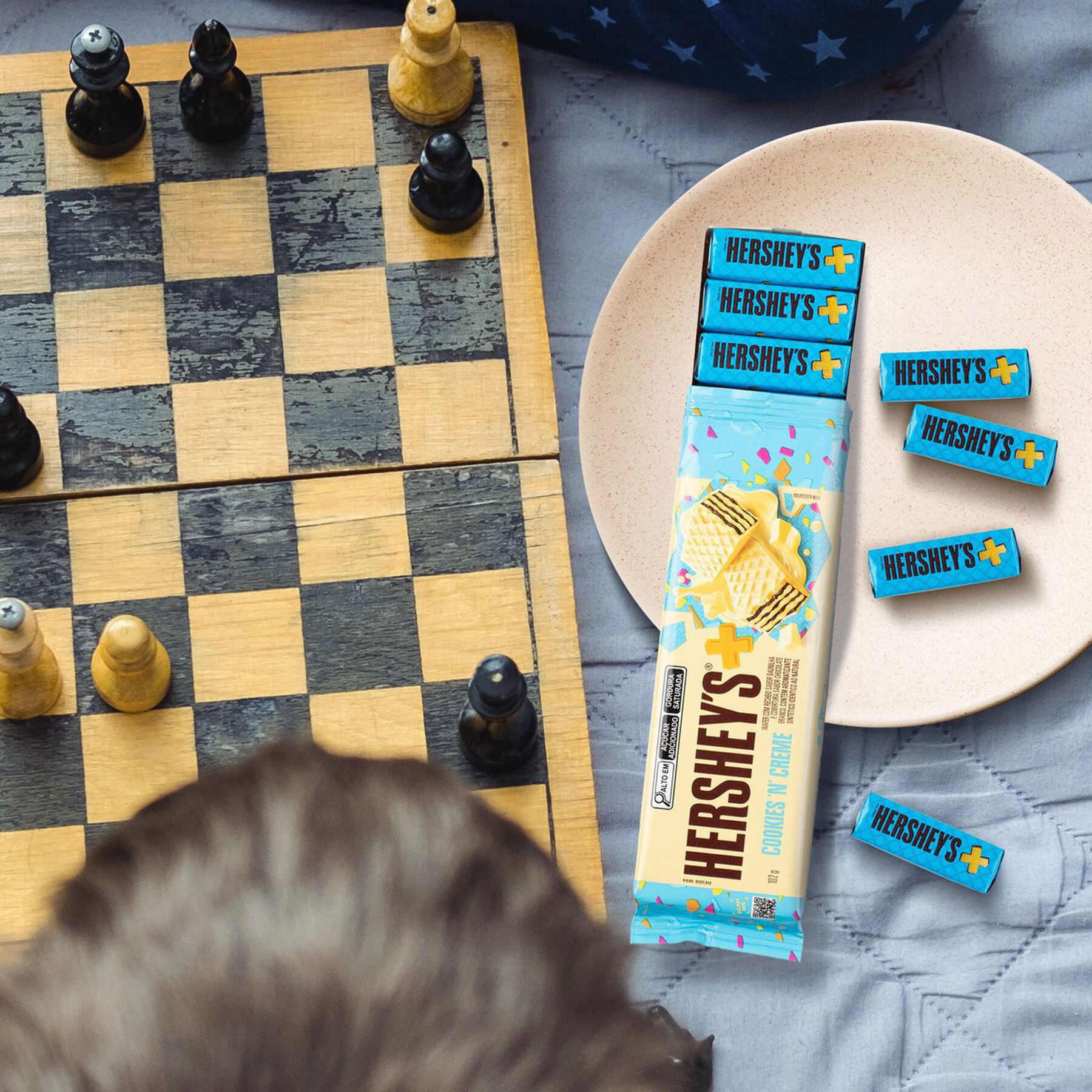 Wafer Cookies 'N' Creme Hershey's Mais 102g
