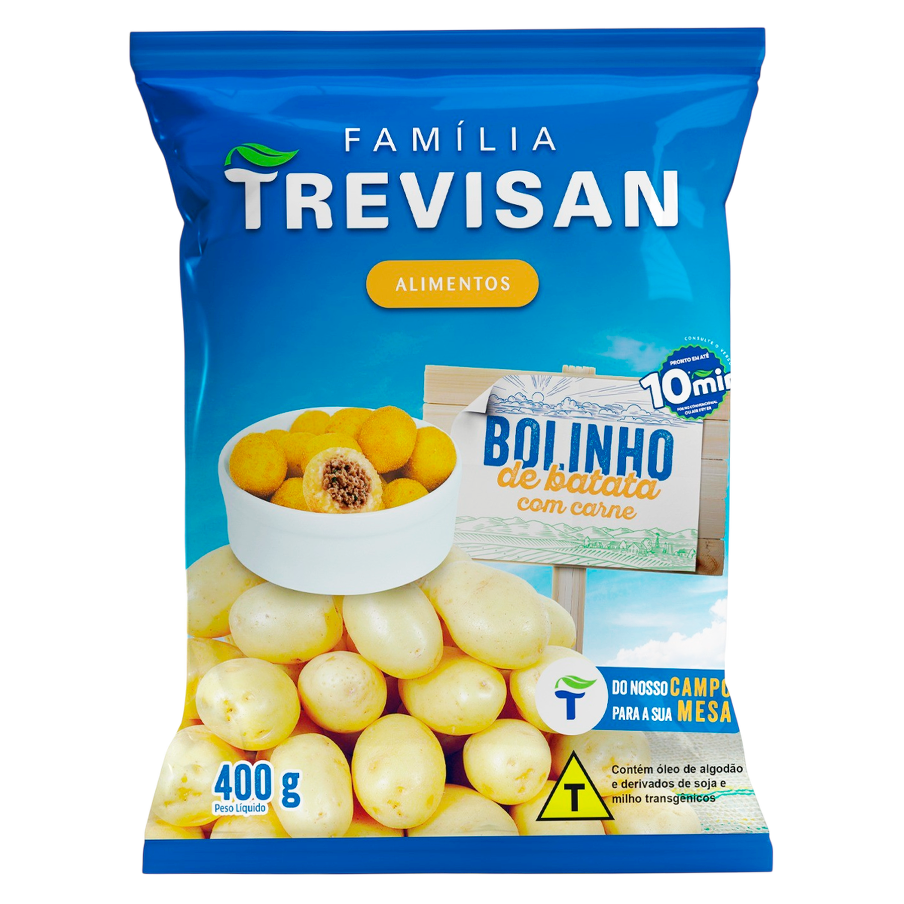 Bolinho de Batata com Carne Trevisan Pacote 400g